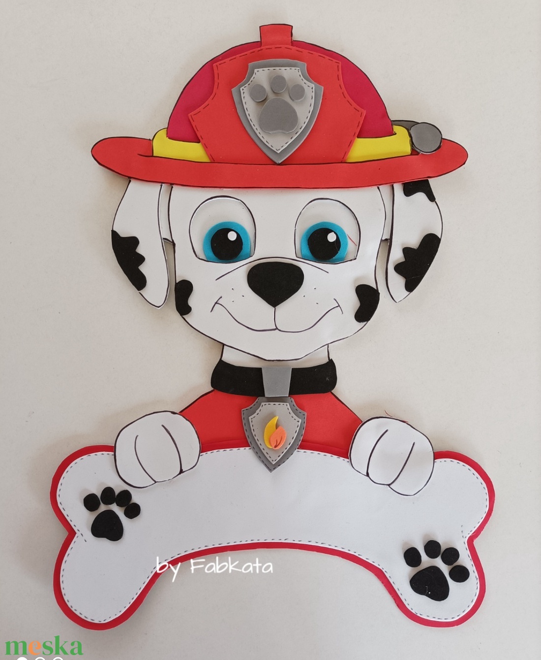 Mancs őrjárat fiú kutyis névtábla  Paw Patrol dekorgumi névtábla  - otthon & életmód - dekoráció - fali és függő dekoráció - betű & név - Meska.hu