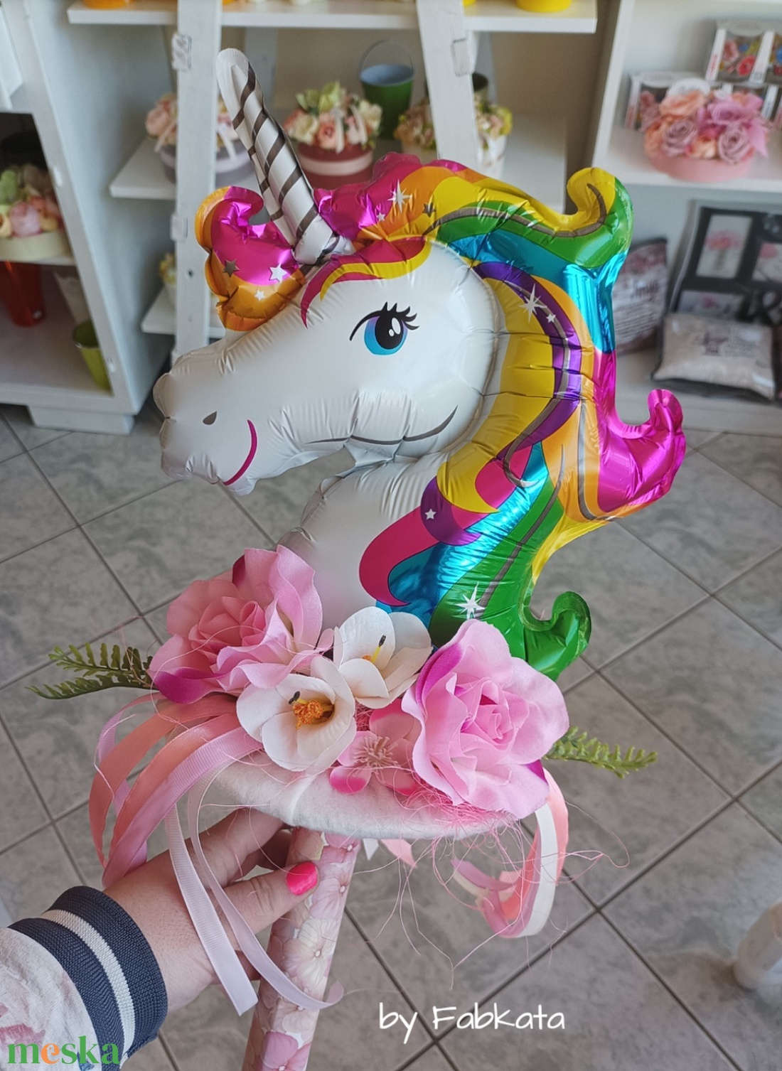 Unikornis ballagási csokor  ovis ballagás  - otthon & életmód - dekoráció - asztal és polc dekoráció - asztaldísz - Meska.hu