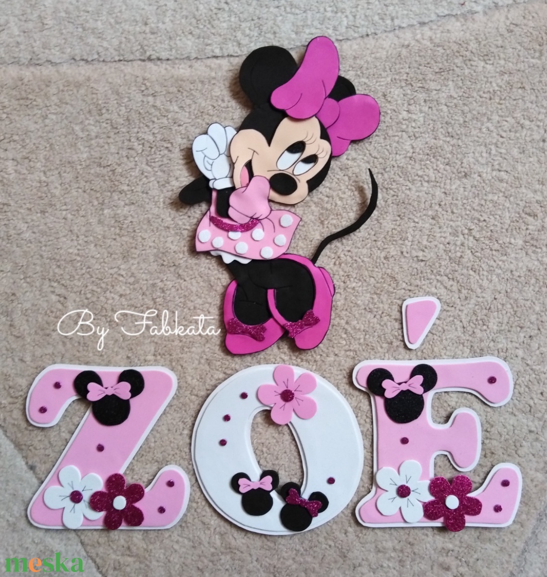 Minnie stílúsú dekorgumi babanév falmatrica bababetű - otthon & életmód - babaszoba, gyerekszoba - gyerekszoba falmatrica - Meska.hu Minnie stílúsú dekorgumi babanév falmatrica bababetű - otthon & életmód - babaszoba, gyerekszoba - gyerekszoba falmatrica - Meska.hu