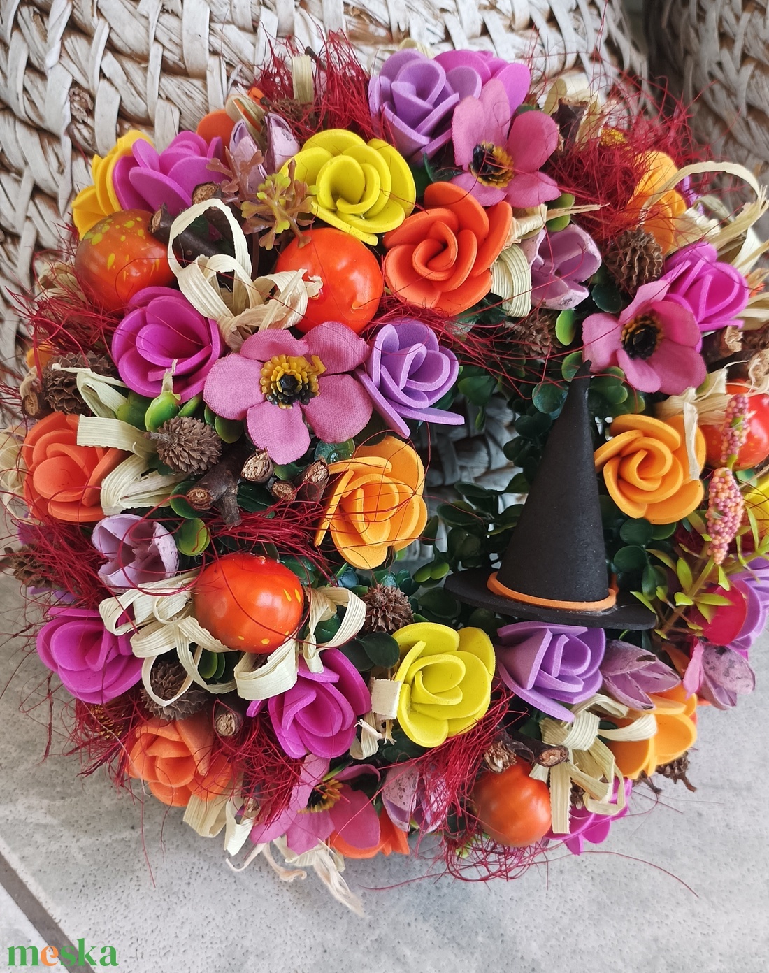Tökös őszi mini ajtódísz kopogtató 19cm koszorú - otthon & életmód - dekoráció - halloween - halloweeni ajtódíszek és ablakdíszek - Meska.hu Tökös őszi mini ajtódísz kopogtató 19cm koszorú - otthon & életmód - dekoráció - halloween - halloweeni ajtódíszek és ablakdíszek - Meska.hu