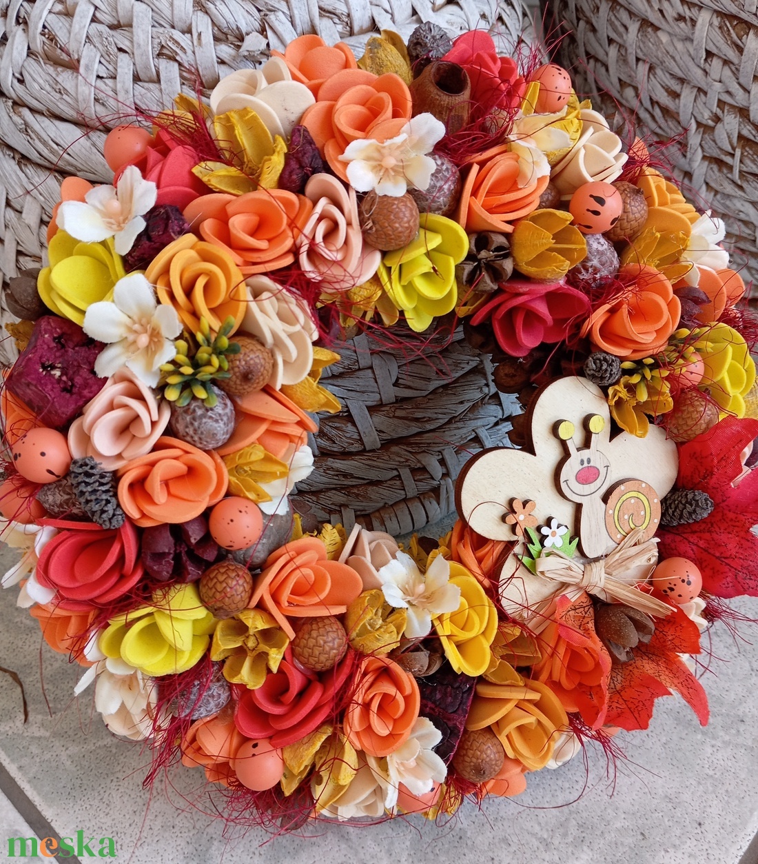Őszi színes ajtódísz kopogtató 24cm koszorú - otthon & életmód - dekoráció - ajtó- és ablak dekoráció - ajtódísz & kopogtató - Meska.hu Őszi színes ajtódísz kopogtató 24cm koszorú - otthon & életmód - dekoráció - ajtó- és ablak dekoráció - ajtódísz & kopogtató - Meska.hu