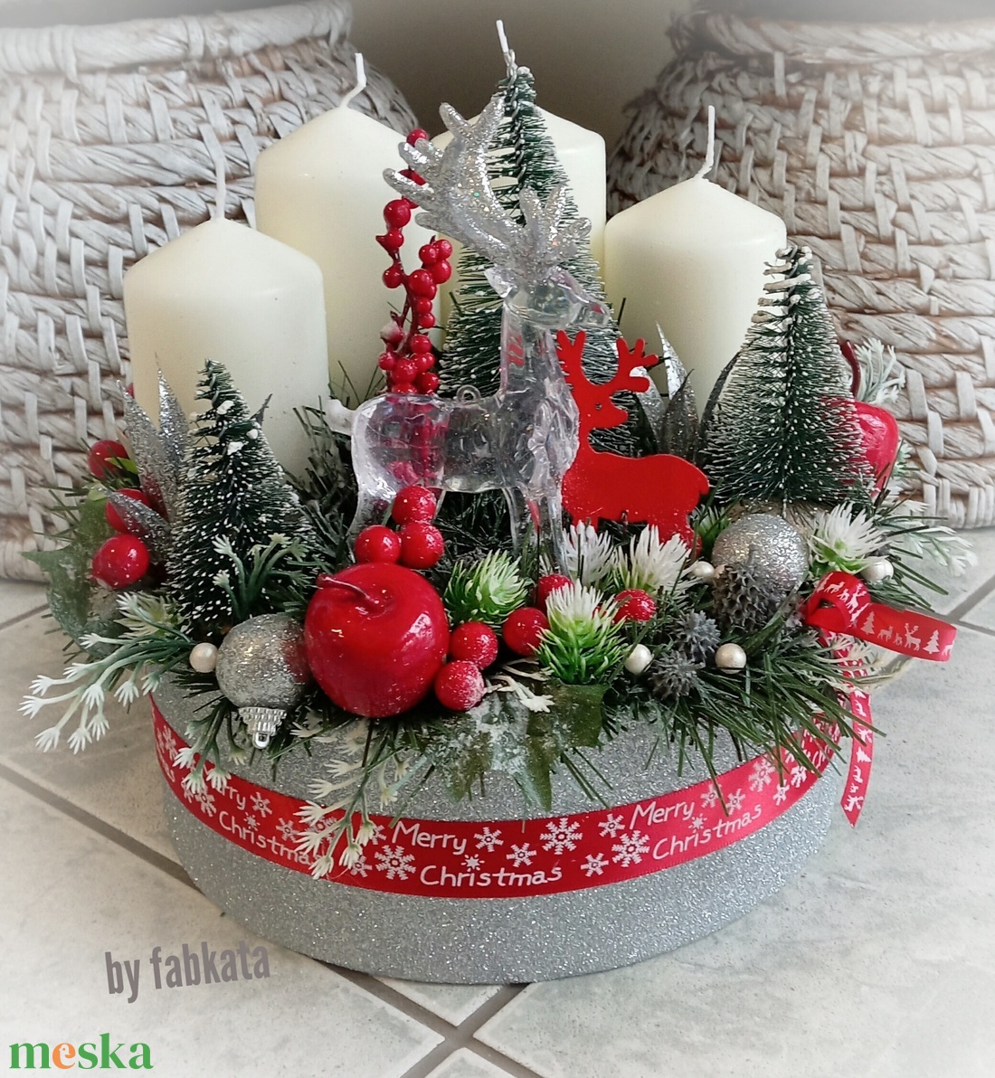 Adventi karácsonyi koszorú   - karácsony - adventi díszek - adventi koszorú - Meska.hu Adventi karácsonyi koszorú   - karácsony - adventi díszek - adventi koszorú - Meska.hu