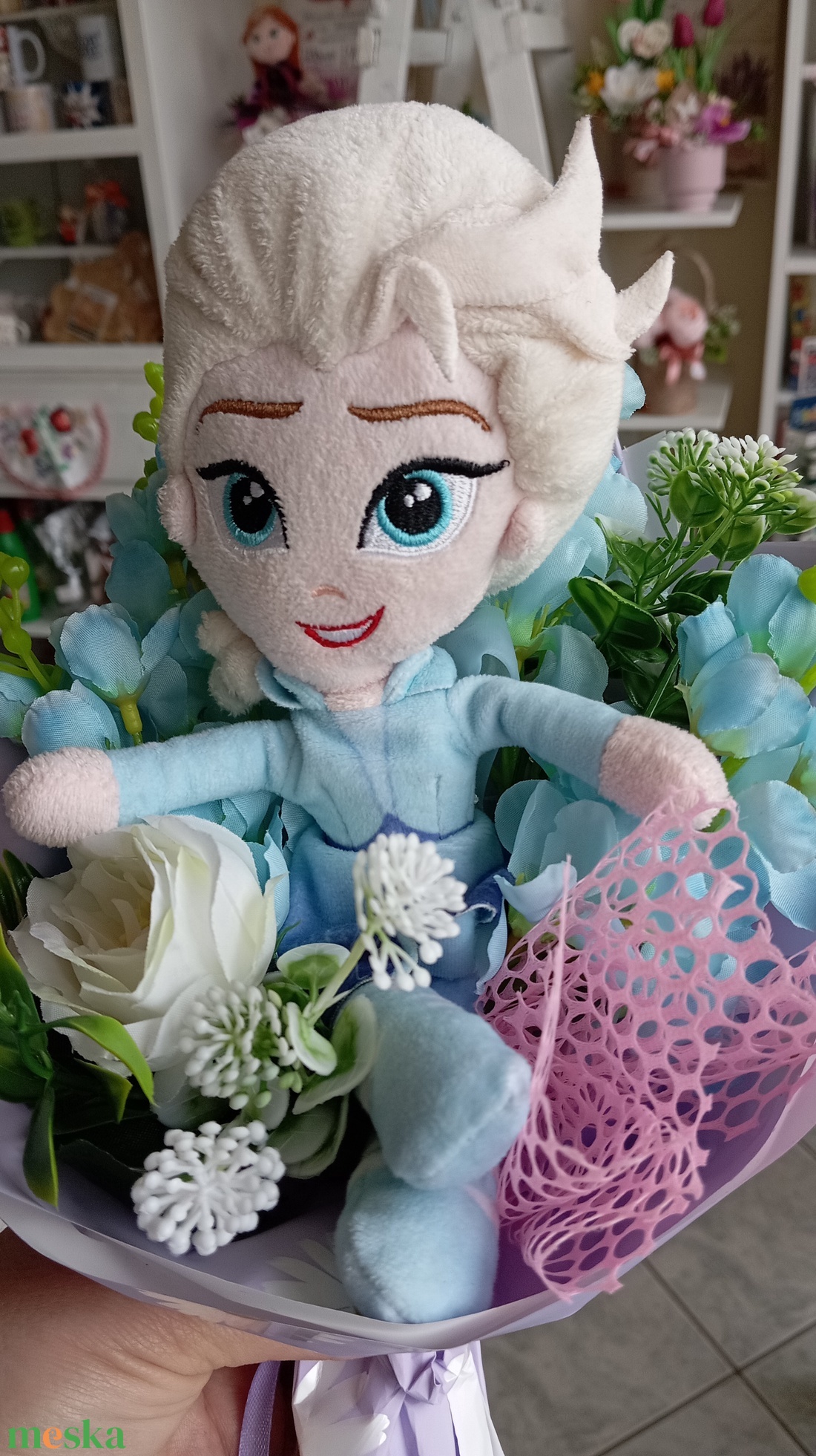 Elza Frozen ovis ballagási csokor ajándék plüss - otthon & életmód - dekoráció - virágdísz és tartó - csokor & virágdísz - Meska.hu Elza Frozen ovis ballagási csokor ajándék plüss - otthon & életmód - dekoráció - virágdísz és tartó - csokor & virágdísz - Meska.hu