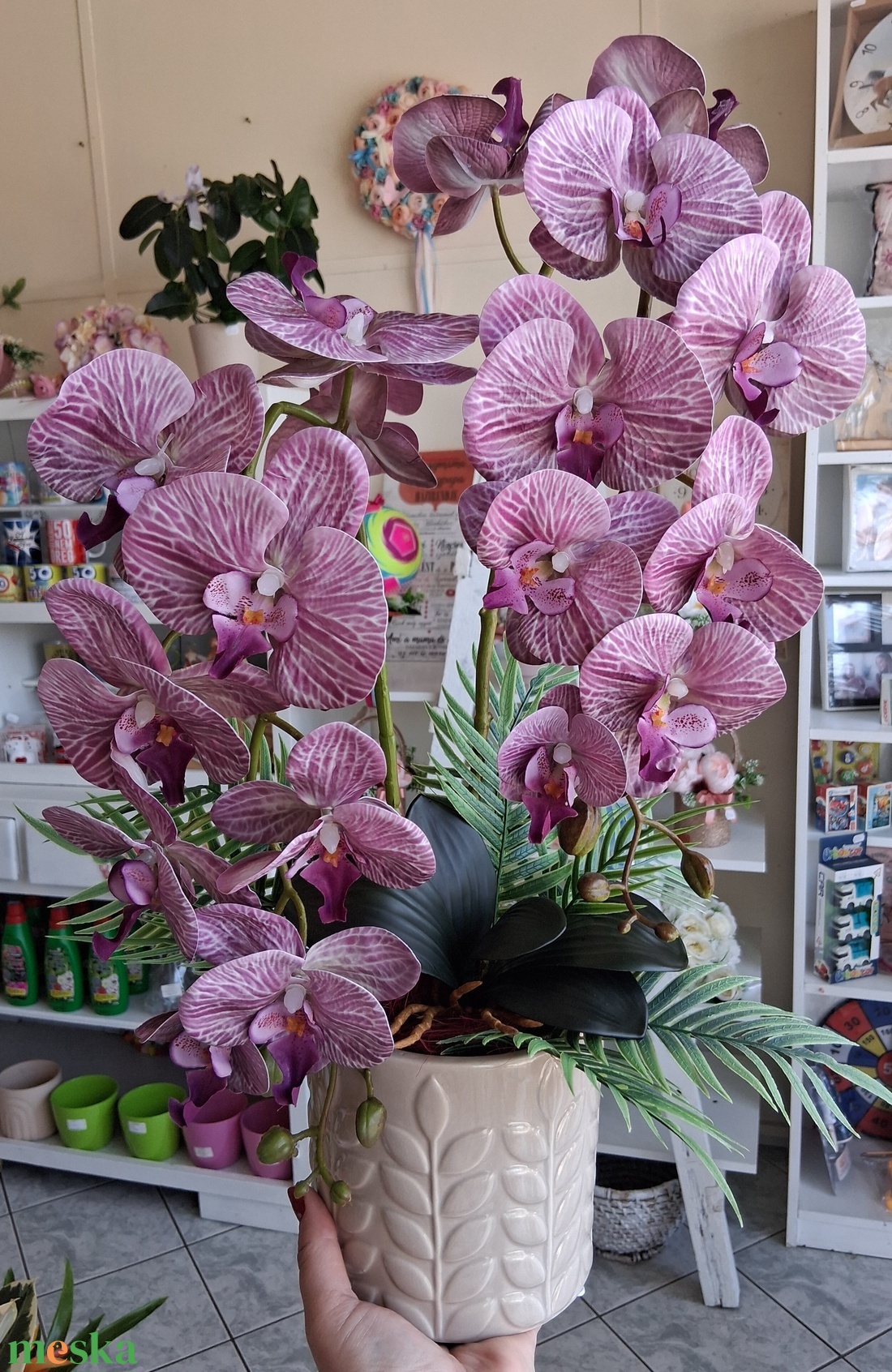 Gumi orchidea asztaldísz - otthon & életmód - dekoráció - asztal és polc dekoráció - asztaldísz - Meska.hu Gumi orchidea asztaldísz - otthon & életmód - dekoráció - asztal és polc dekoráció - asztaldísz - Meska.hu