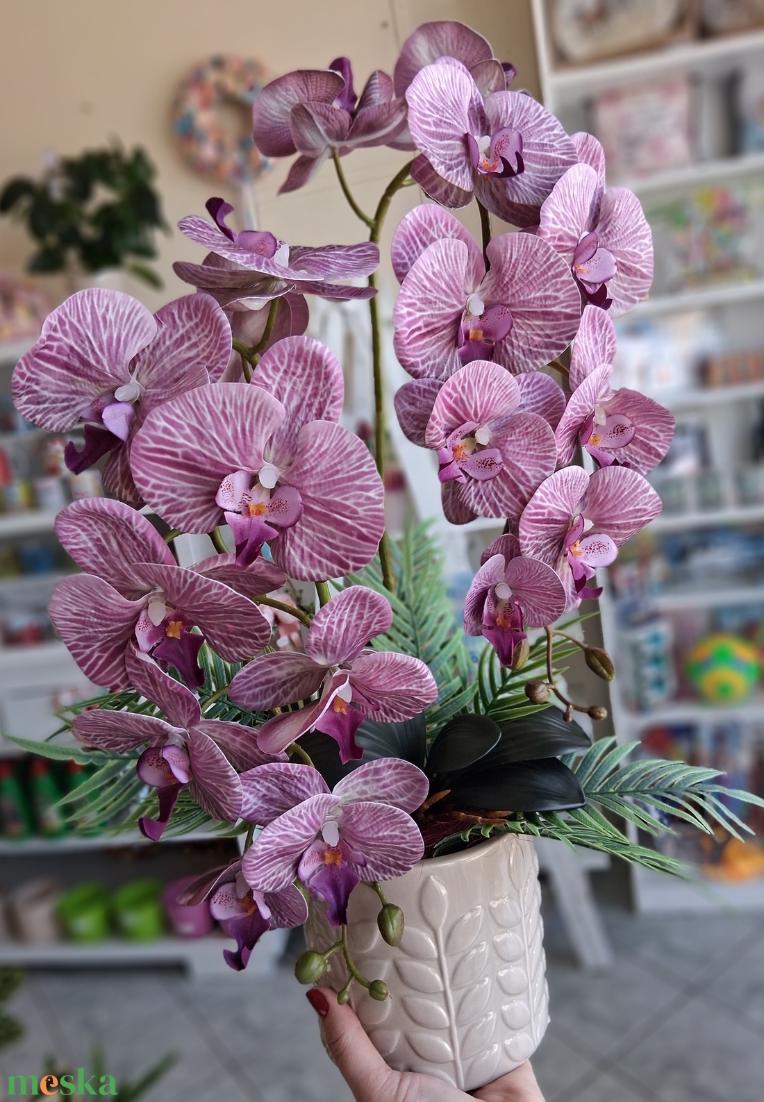 Gumi orchidea asztaldísz - otthon & életmód - dekoráció - asztal és polc dekoráció - asztaldísz - Meska.hu Gumi orchidea asztaldísz - otthon & életmód - dekoráció - asztal és polc dekoráció - asztaldísz - Meska.hu