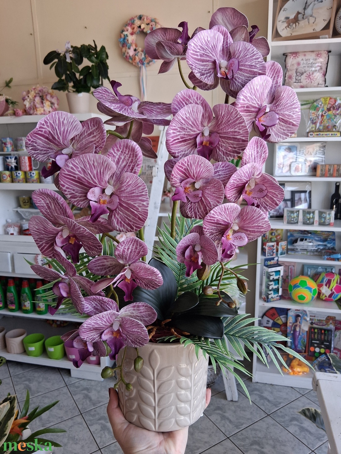 Gumi orchidea asztaldísz - otthon & életmód - dekoráció - asztal és polc dekoráció - asztaldísz - Meska.hu Gumi orchidea asztaldísz - otthon & életmód - dekoráció - asztal és polc dekoráció - asztaldísz - Meska.hu