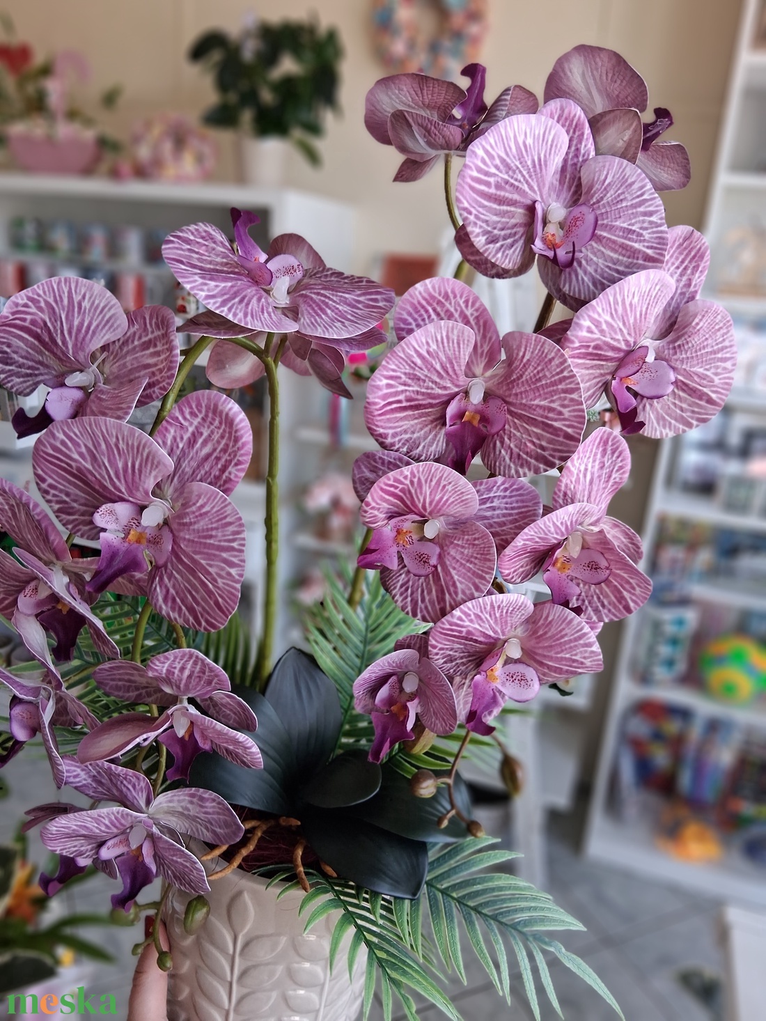 Gumi orchidea asztaldísz - otthon & életmód - dekoráció - asztal és polc dekoráció - asztaldísz - Meska.hu Gumi orchidea asztaldísz - otthon & életmód - dekoráció - asztal és polc dekoráció - asztaldísz - Meska.hu
