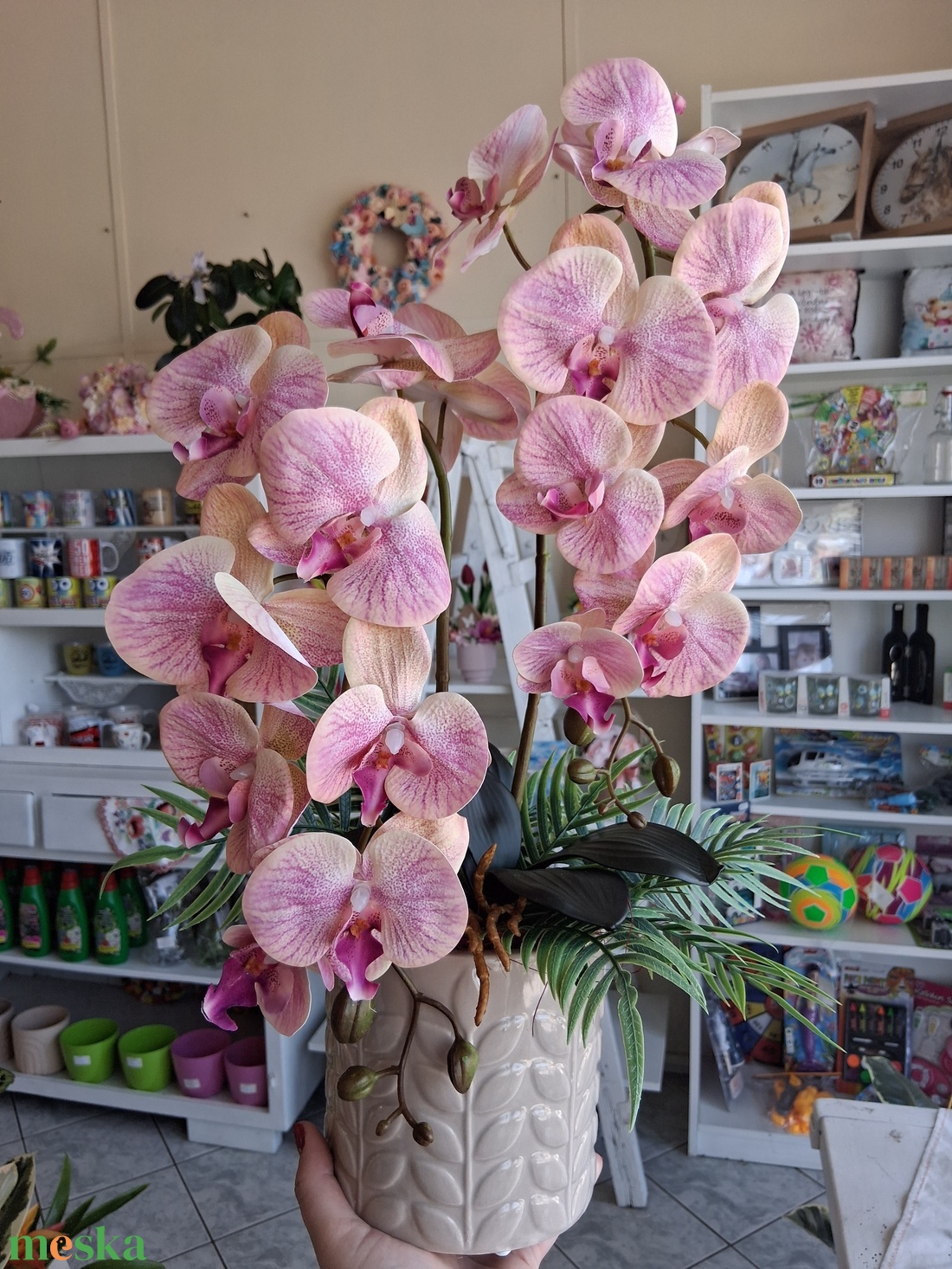 Gumi orchidea asztaldísz - otthon & életmód - dekoráció - asztal és polc dekoráció - asztaldísz - Meska.hu Gumi orchidea asztaldísz - otthon & életmód - dekoráció - asztal és polc dekoráció - asztaldísz - Meska.hu