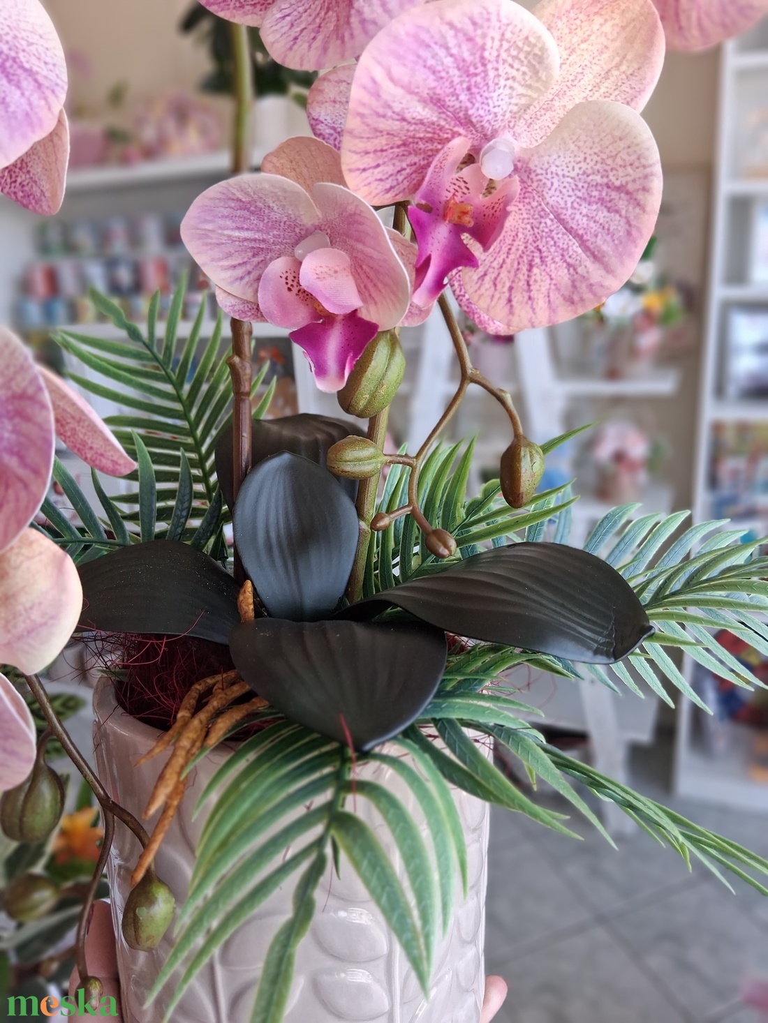 Gumi orchidea asztaldísz - otthon & életmód - dekoráció - asztal és polc dekoráció - asztaldísz - Meska.hu Gumi orchidea asztaldísz - otthon & életmód - dekoráció - asztal és polc dekoráció - asztaldísz - Meska.hu