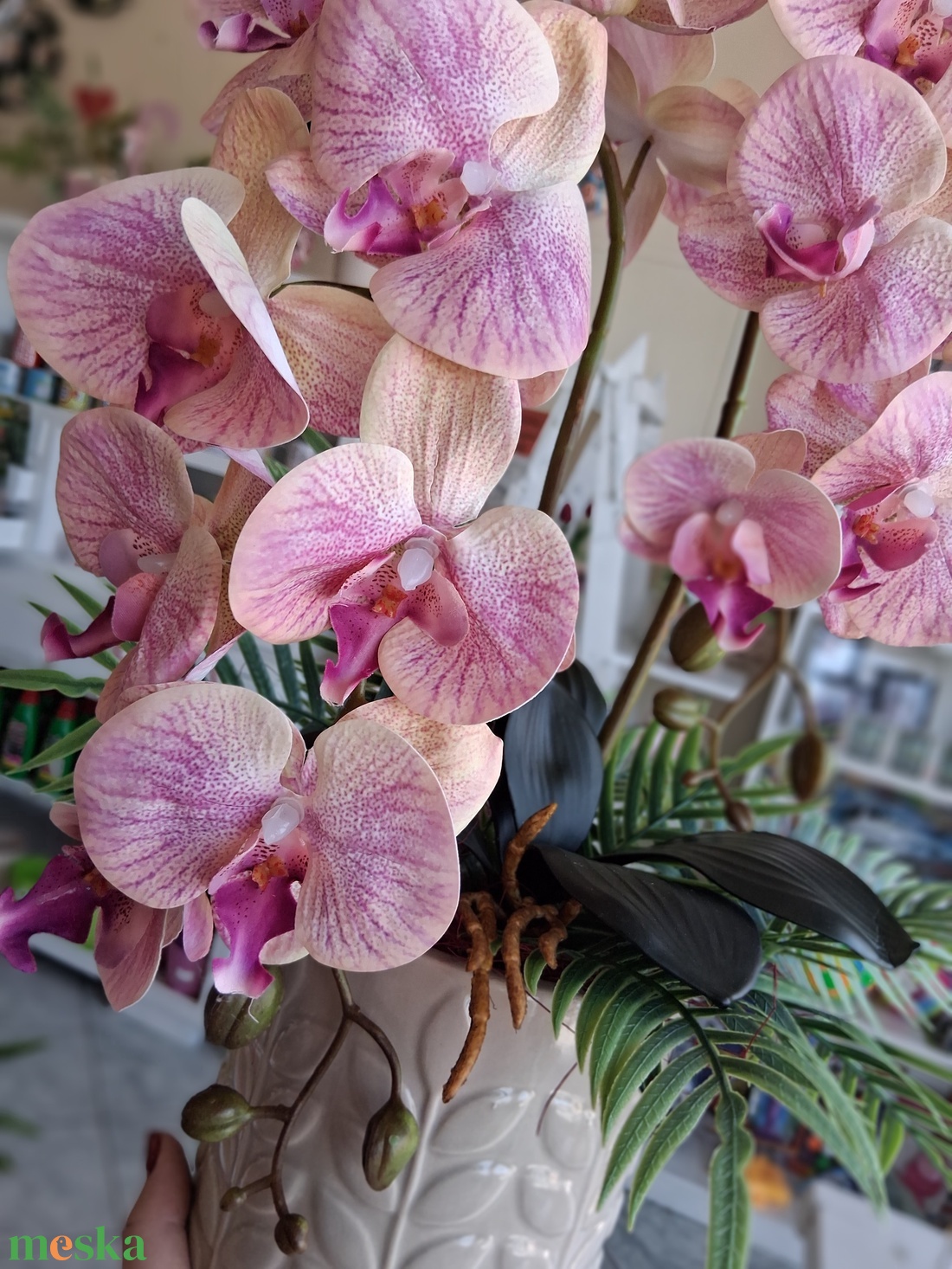 Gumi orchidea asztaldísz - otthon & életmód - dekoráció - asztal és polc dekoráció - asztaldísz - Meska.hu Gumi orchidea asztaldísz - otthon & életmód - dekoráció - asztal és polc dekoráció - asztaldísz - Meska.hu
