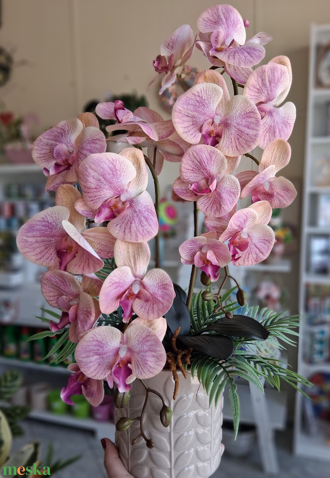 Gumi orchidea asztaldísz - otthon & életmód - dekoráció - asztal és polc dekoráció - asztaldísz - Meska.hu Gumi orchidea asztaldísz - otthon & életmód - dekoráció - asztal és polc dekoráció - asztaldísz - Meska.hu