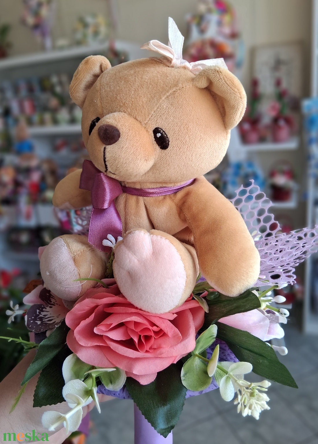 Macis ovis ballagási csokor  - otthon & életmód - virágdekoráció - virágok - virágcsokor - Meska.hu