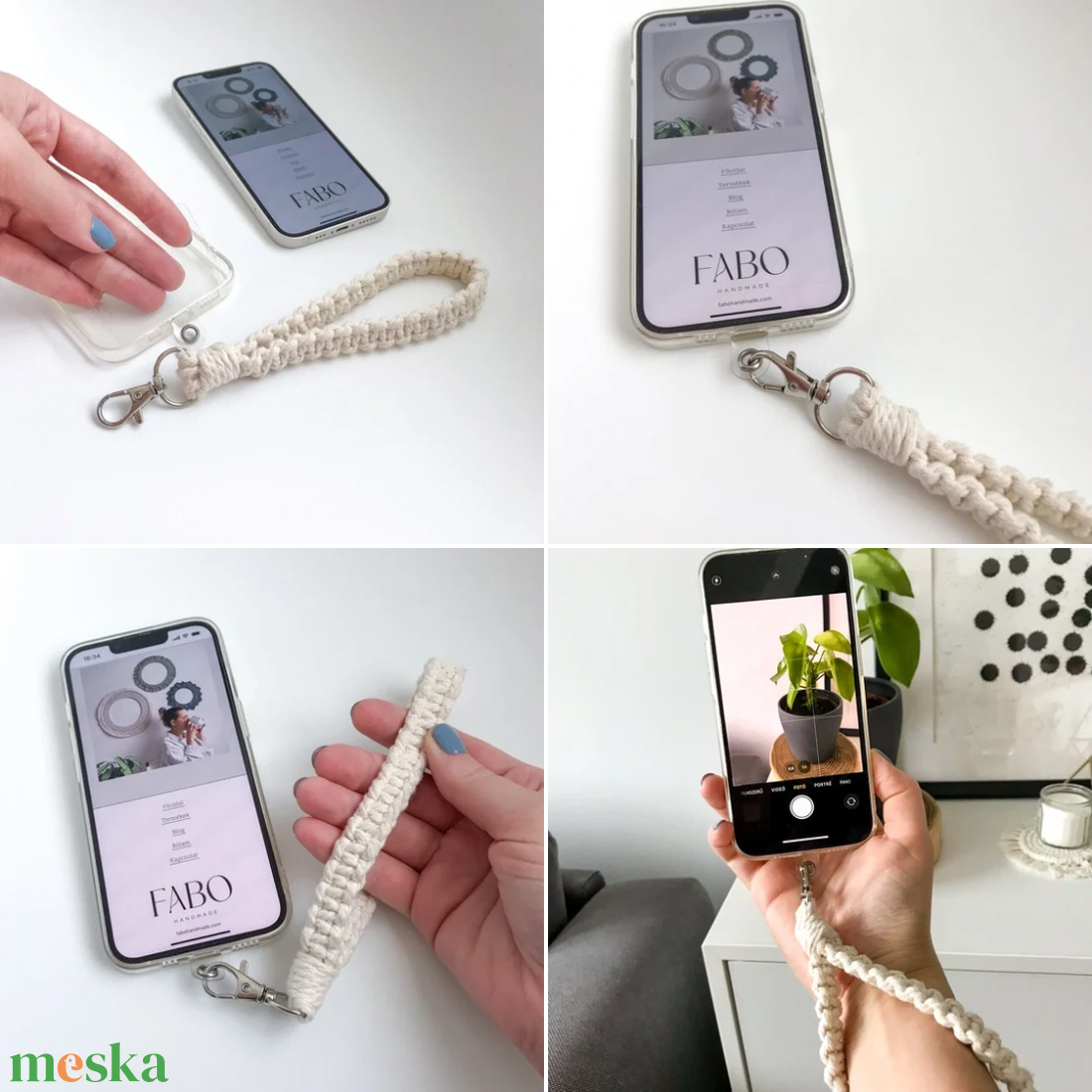 Telefontartó csuklópánt, makramé technikával csomózott univerzális telefontartó - táska & tok - pénztárca & más tok - telefontok - Meska.hu Telefontartó csuklópánt, makramé technikával csomózott univerzális telefontartó - táska & tok - pénztárca & más tok - telefontok - Meska.hu