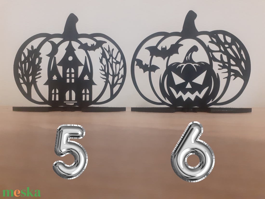Halloween dekoráció 2db - otthon & lakás - dekoráció - halloween - halloweeni ajtódíszek és ablakdíszek - Meska.hu