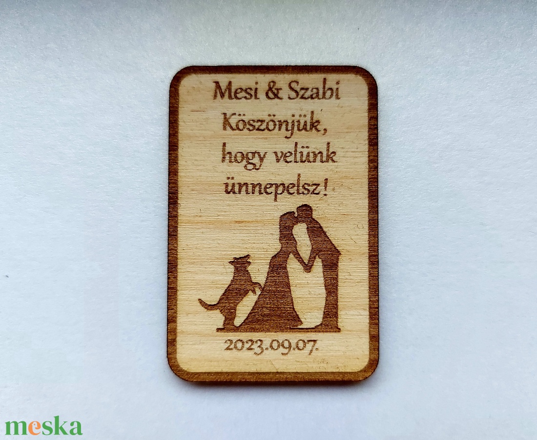 Esküvői köszönet ajándék Kutyás - esküvő - emlék & ajándék - köszönőajándék - Meska.hu