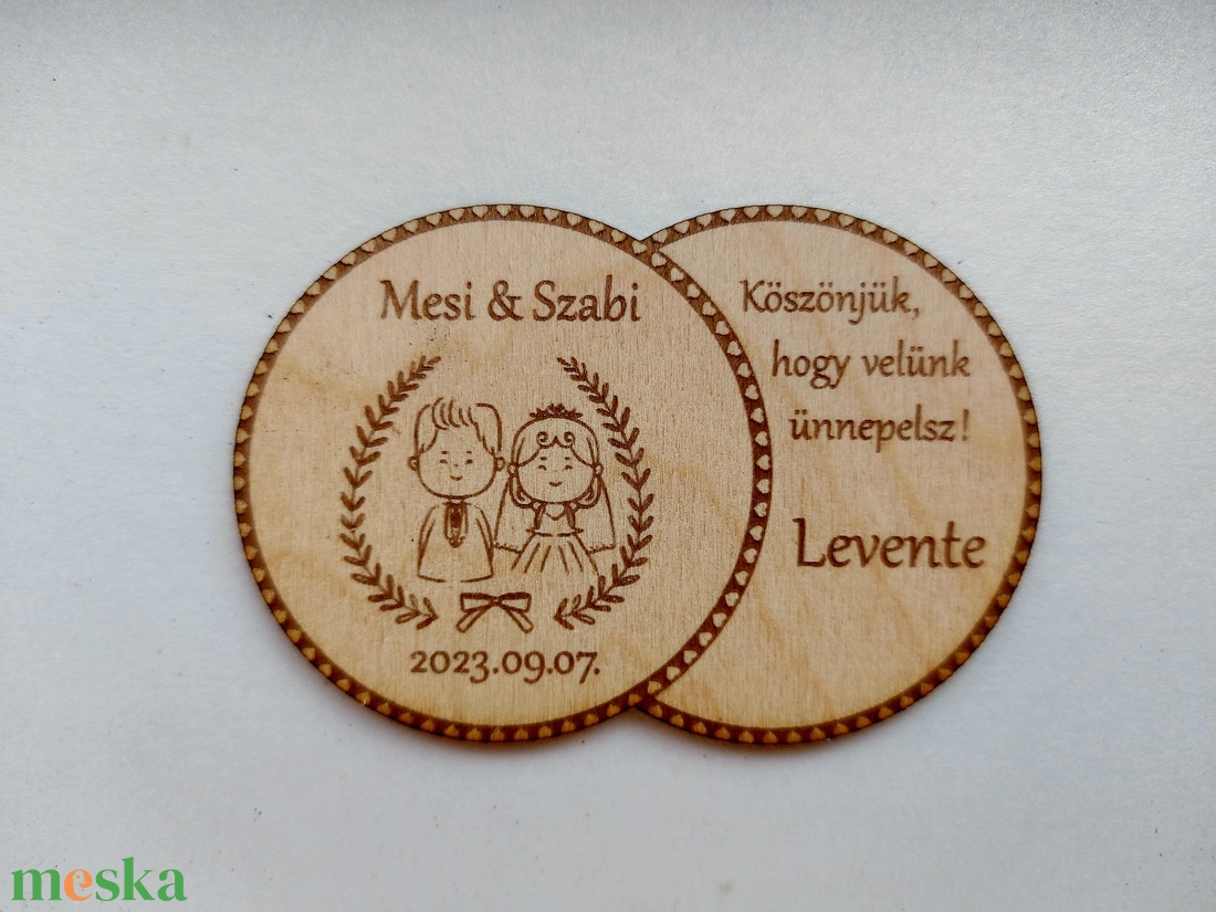 Esküvői köszönet ajándék és ültetőkártya20 - esküvő - emlék & ajándék - köszönőajándék - Meska.hu