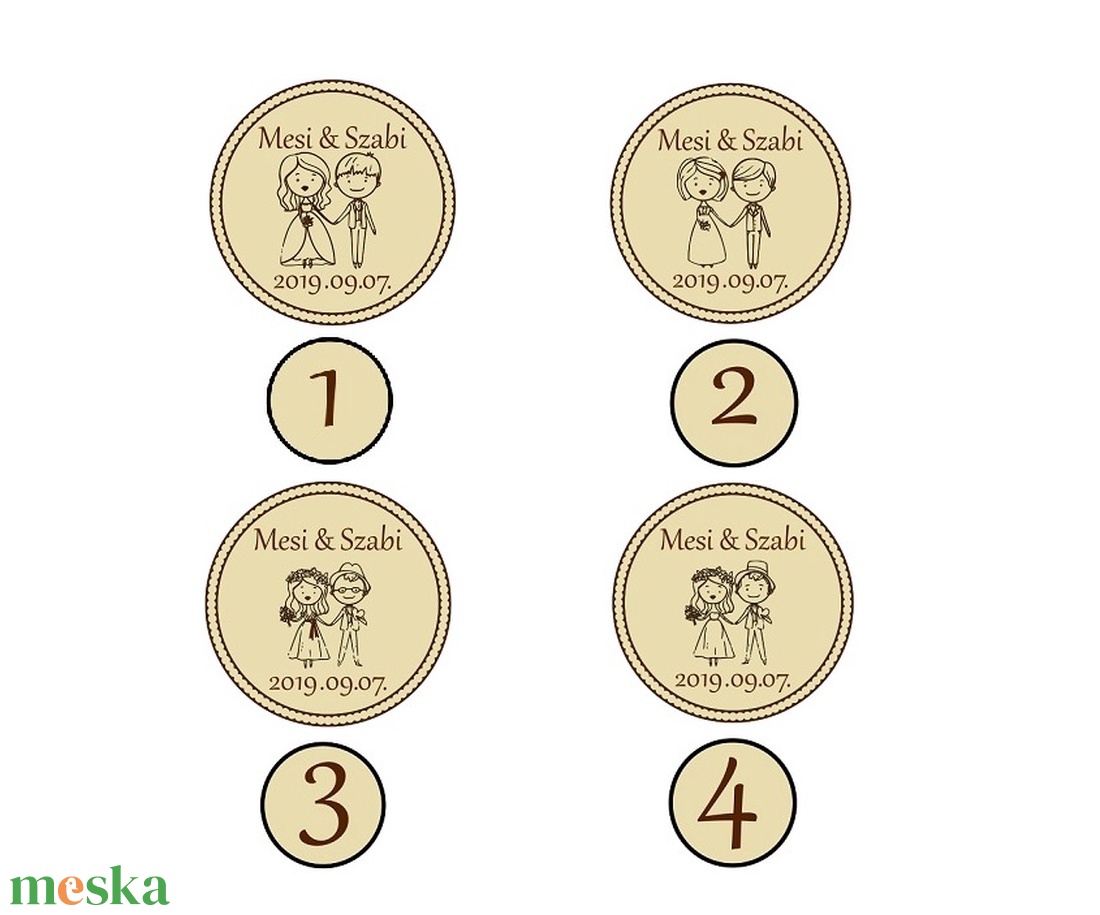 Esküvői köszönet ajándék 36 - esküvő - emlék & ajándék - köszönőajándék - Meska.hu