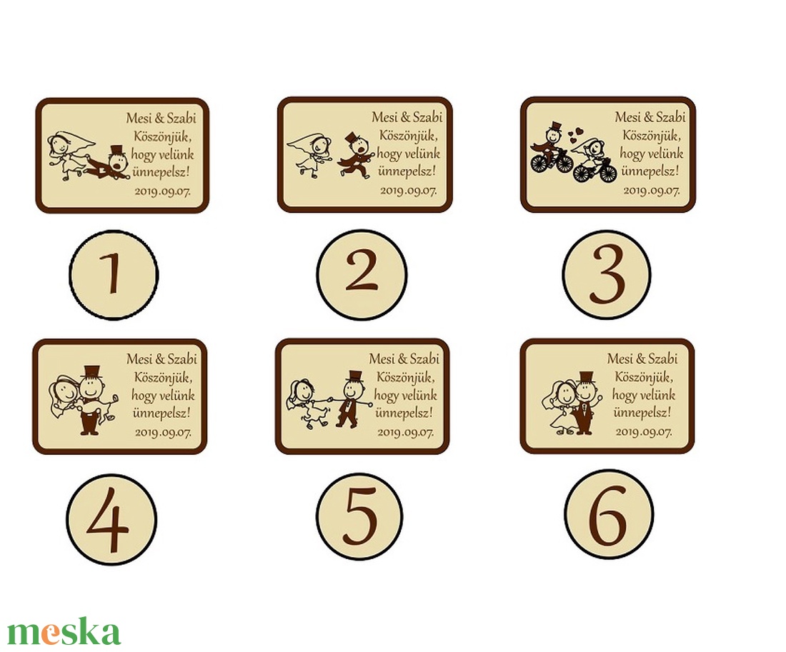 Esküvői köszönet ajándék 30 - esküvő - emlék & ajándék - köszönőajándék - Meska.hu