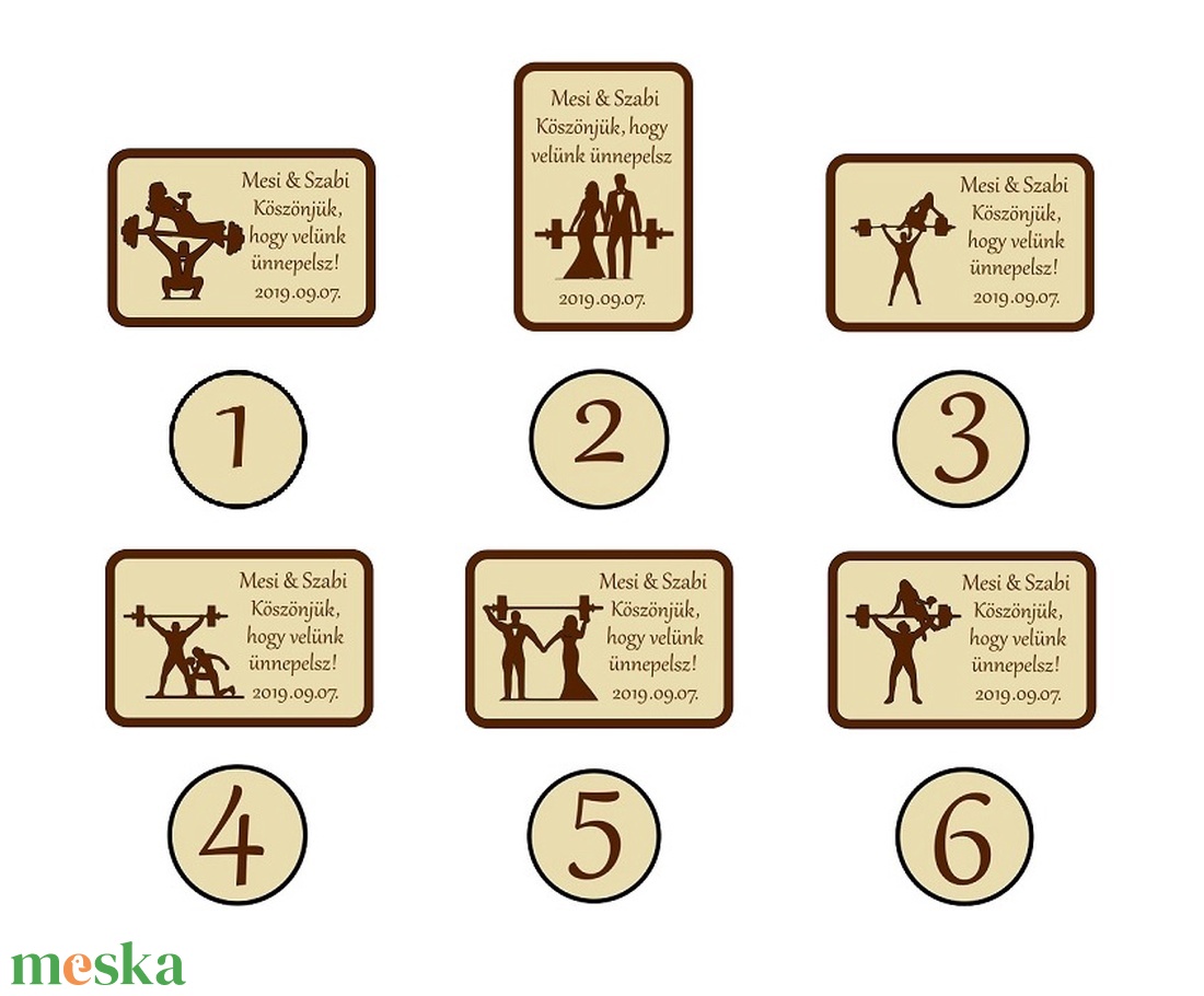 Esküvői köszönet ajándék sportoló - esküvő - emlék & ajándék - köszönőajándék - Meska.hu