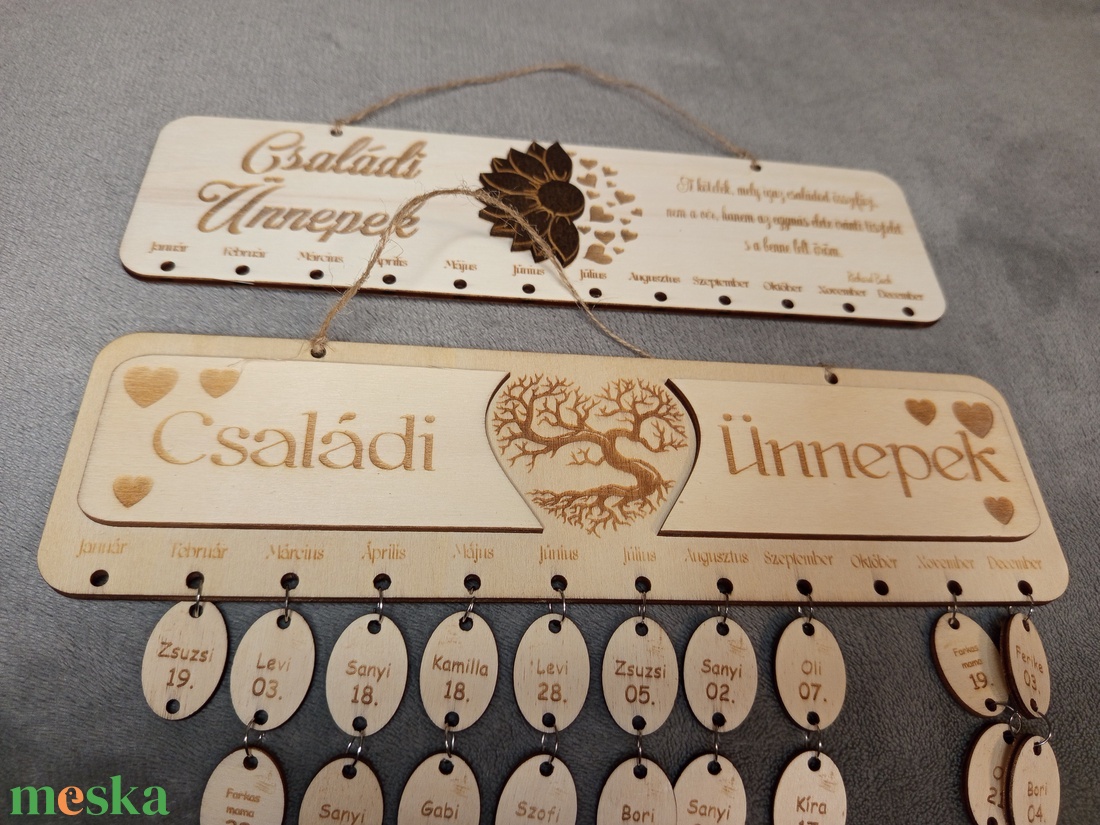Családi ünnepek öröknaptár - otthon & életmód - dekoráció - fali és függő dekoráció - falinaptár & öröknaptár - Meska.hu Családi ünnepek öröknaptár - otthon & életmód - dekoráció - fali és függő dekoráció - falinaptár & öröknaptár - Meska.hu