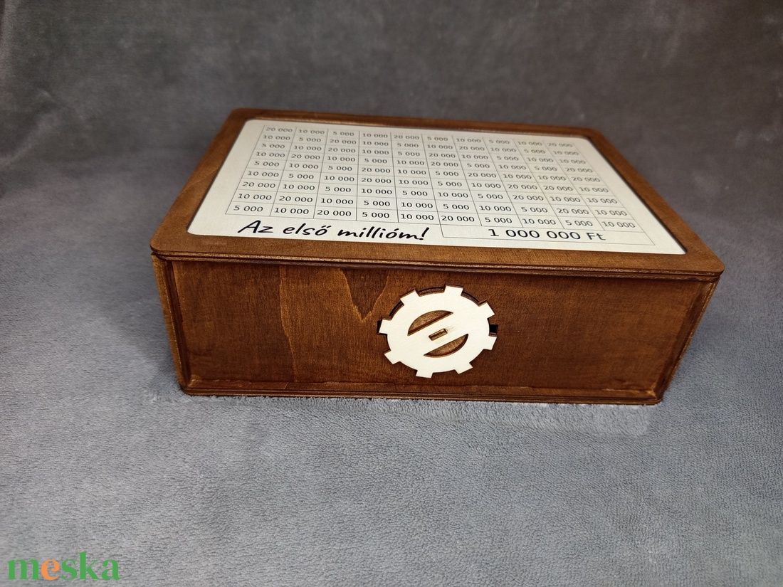 Az első millióm persely - otthon & életmód - dekoráció - asztal és polc dekoráció - persely - Meska.hu