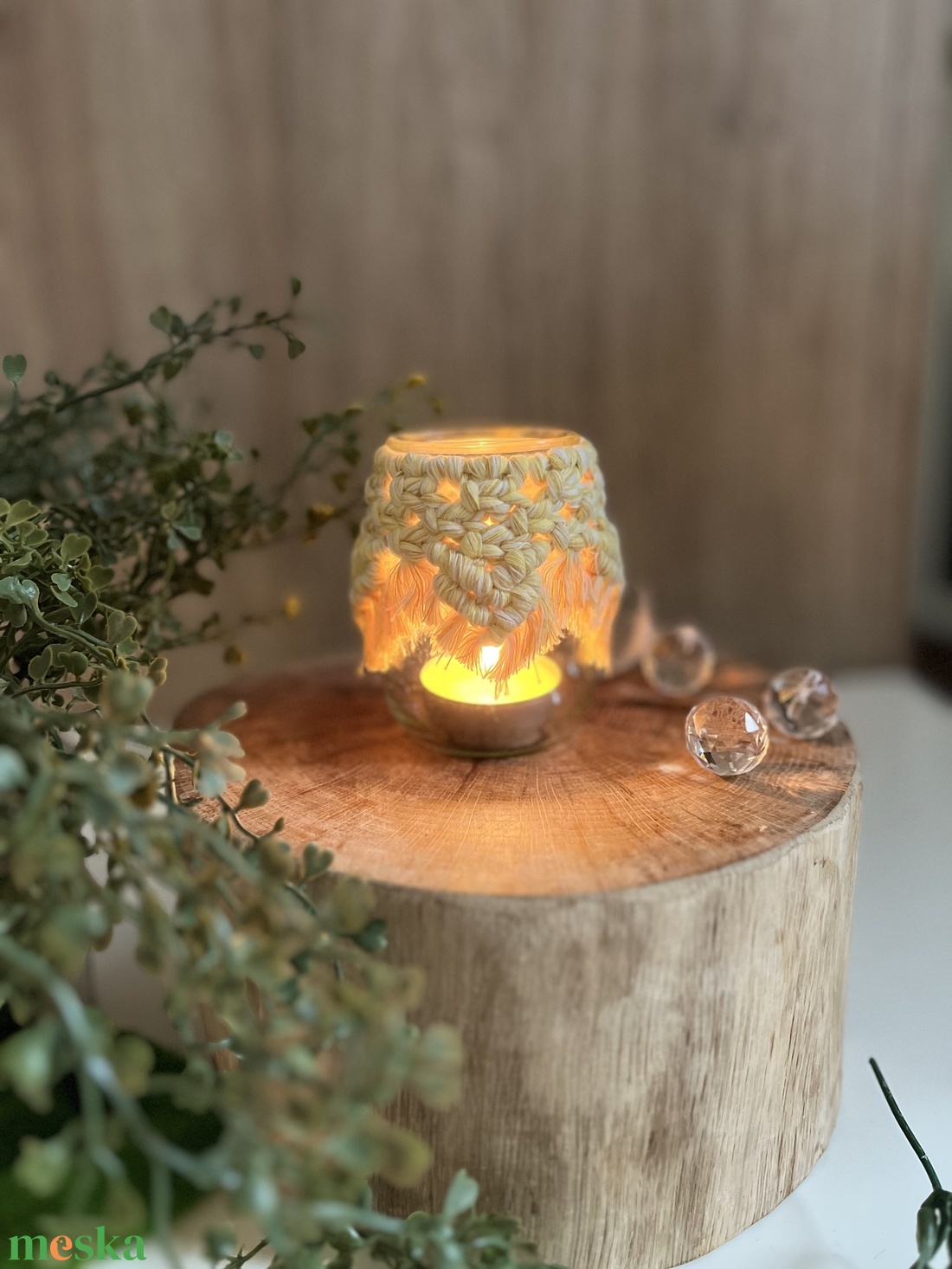 Makramé mécsestartó - otthon & életmód - gyertya, illat, aroma - mécses és mécsestartó - Meska.hu Makramé mécsestartó - otthon & életmód - gyertya, illat, aroma - mécses és mécsestartó - Meska.hu