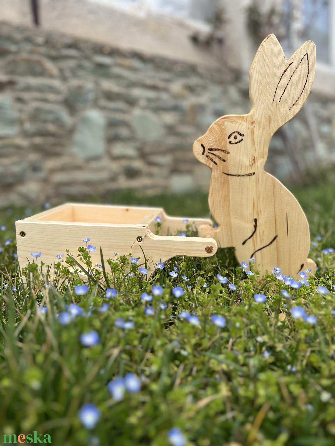 Talicskás nyuszi(k) - otthon & életmód - ház & kert - kerti dísz - Meska.hu