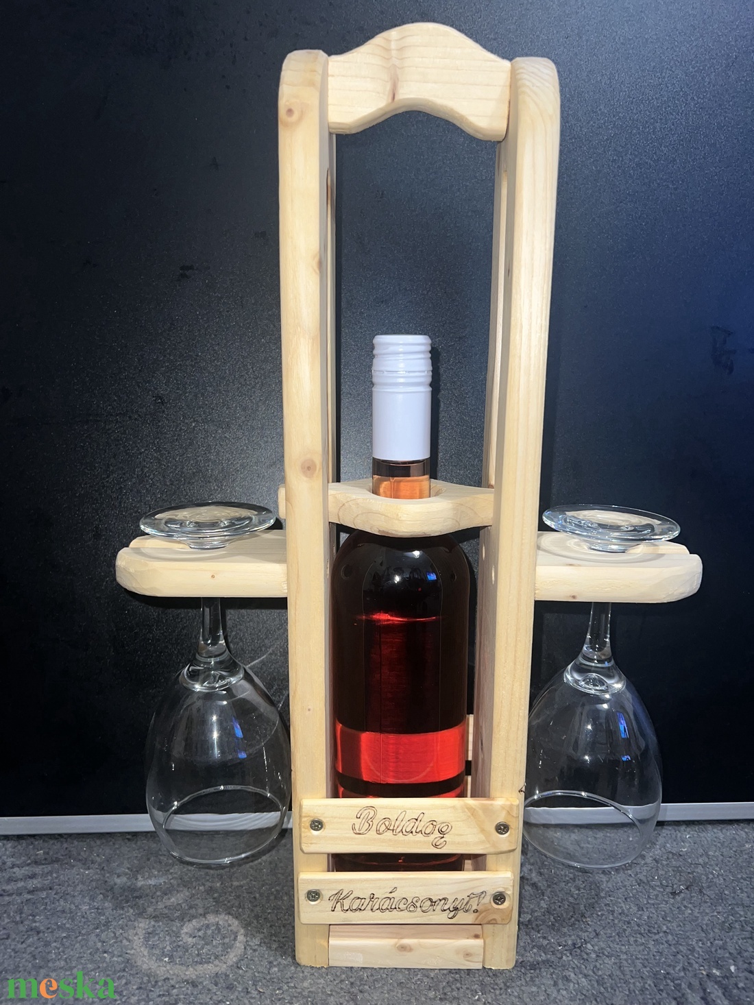 Álló bortartó - otthon & életmód - konyhafelszerelés, tálalás - italos kellékek - italtartó - Meska.hu