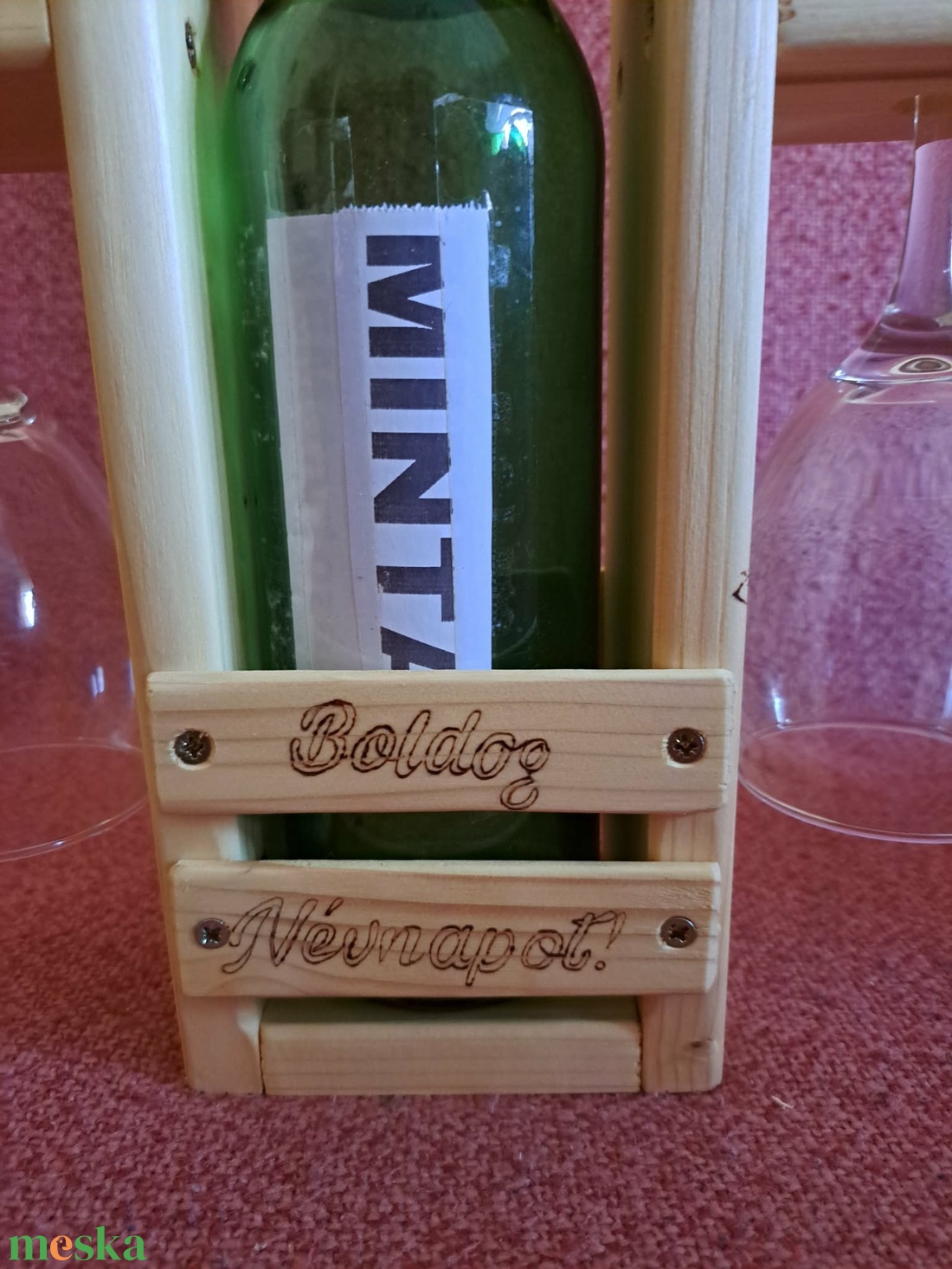 Álló bortartó - otthon & életmód - konyhafelszerelés, tálalás - italos kellékek - italtartó - Meska.hu