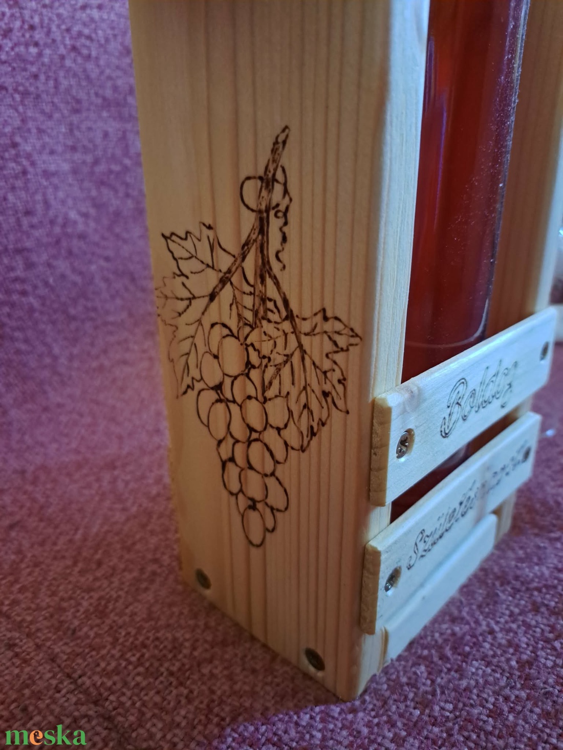 Álló bortartó - otthon & életmód - konyhafelszerelés, tálalás - italos kellékek - italtartó - Meska.hu