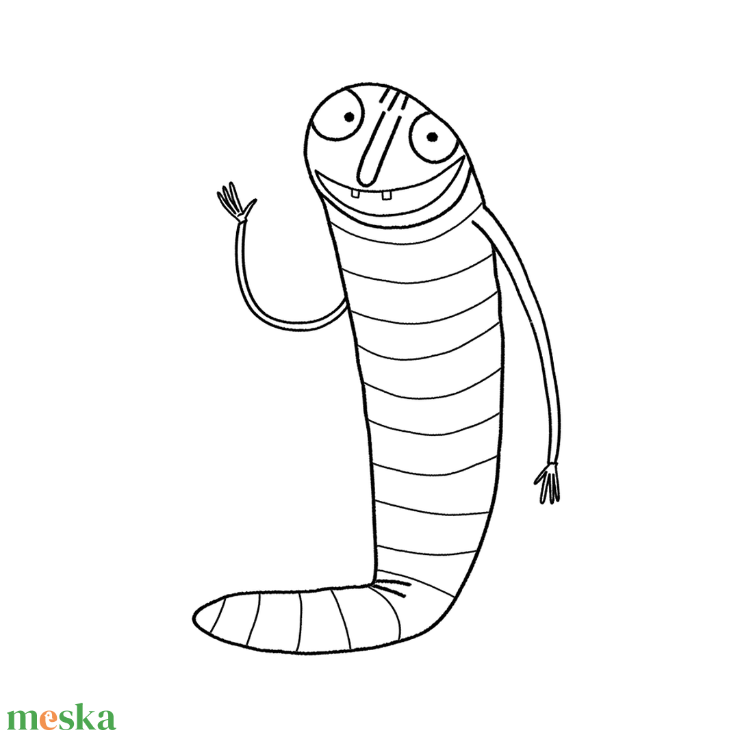 Kuflik falmatrica - Színezd ki! (8 db) - baba - mama - babaszoba-dekoráció - gyerekszoba falmatrica - Meska.hu