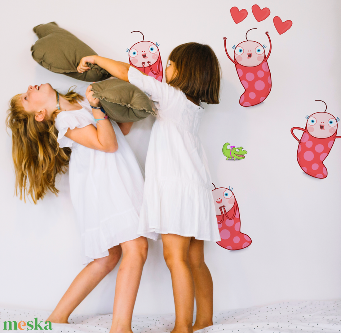 Kuflik Pofánka falmatrica csomag - baba - mama - babaszoba-dekoráció - gyerekszoba falmatrica - Meska.hu