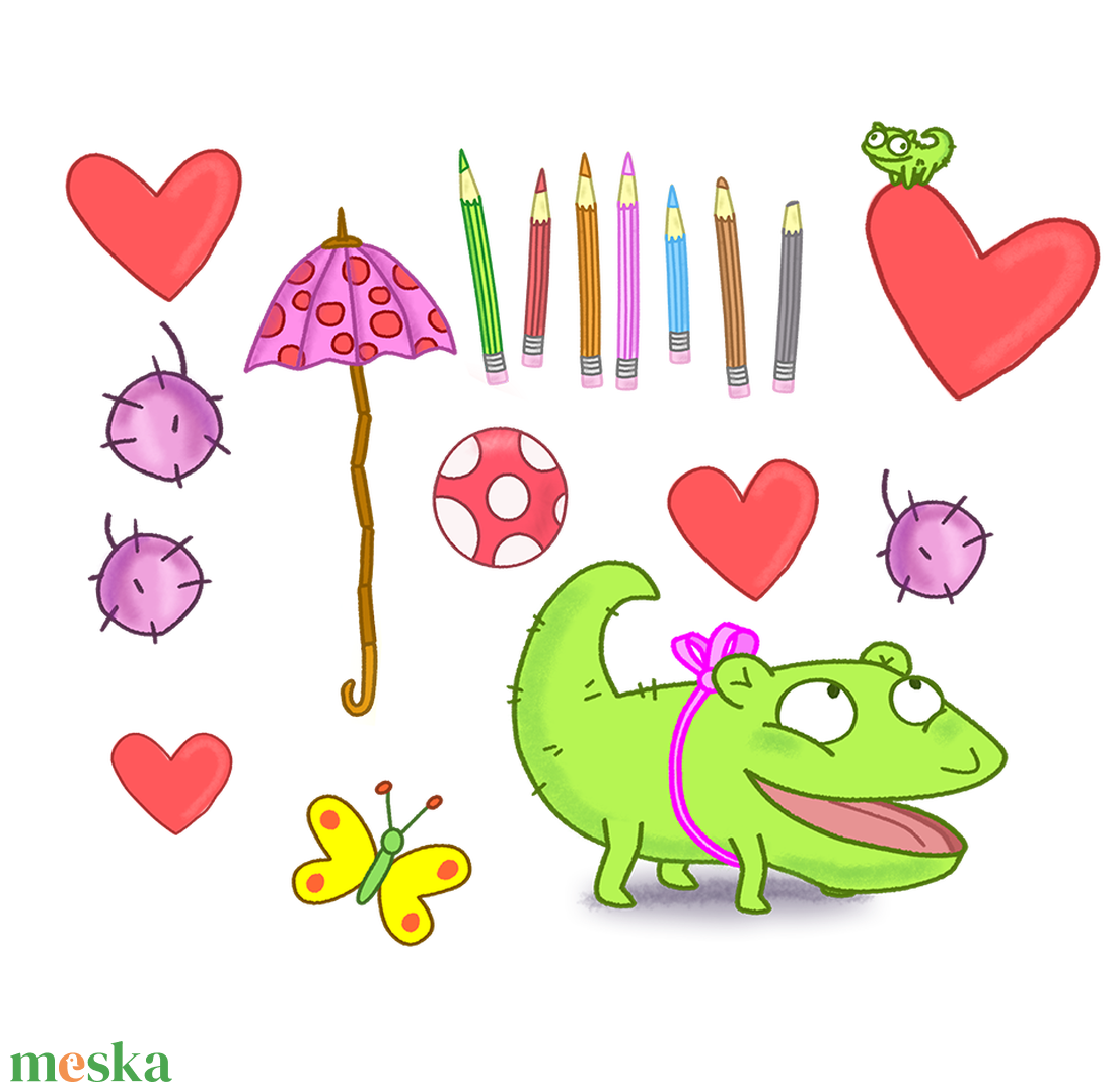 Kuflik Pofánka falmatrica csomag - baba - mama - babaszoba-dekoráció - gyerekszoba falmatrica - Meska.hu