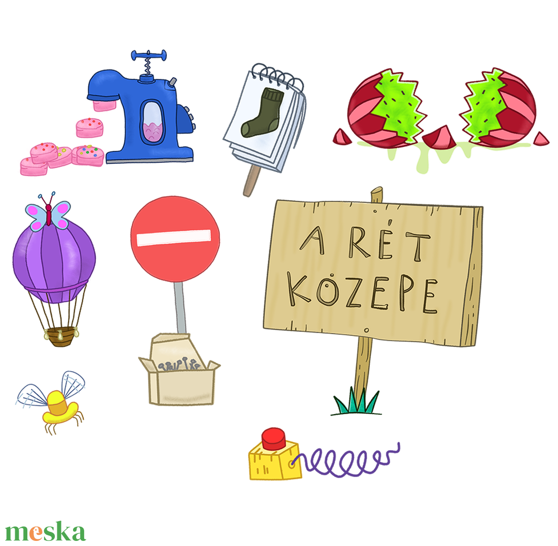 Kuflik Fityirc falmatrica csomag - baba - mama - babaszoba-dekoráció - gyerekszoba falmatrica - Meska.hu