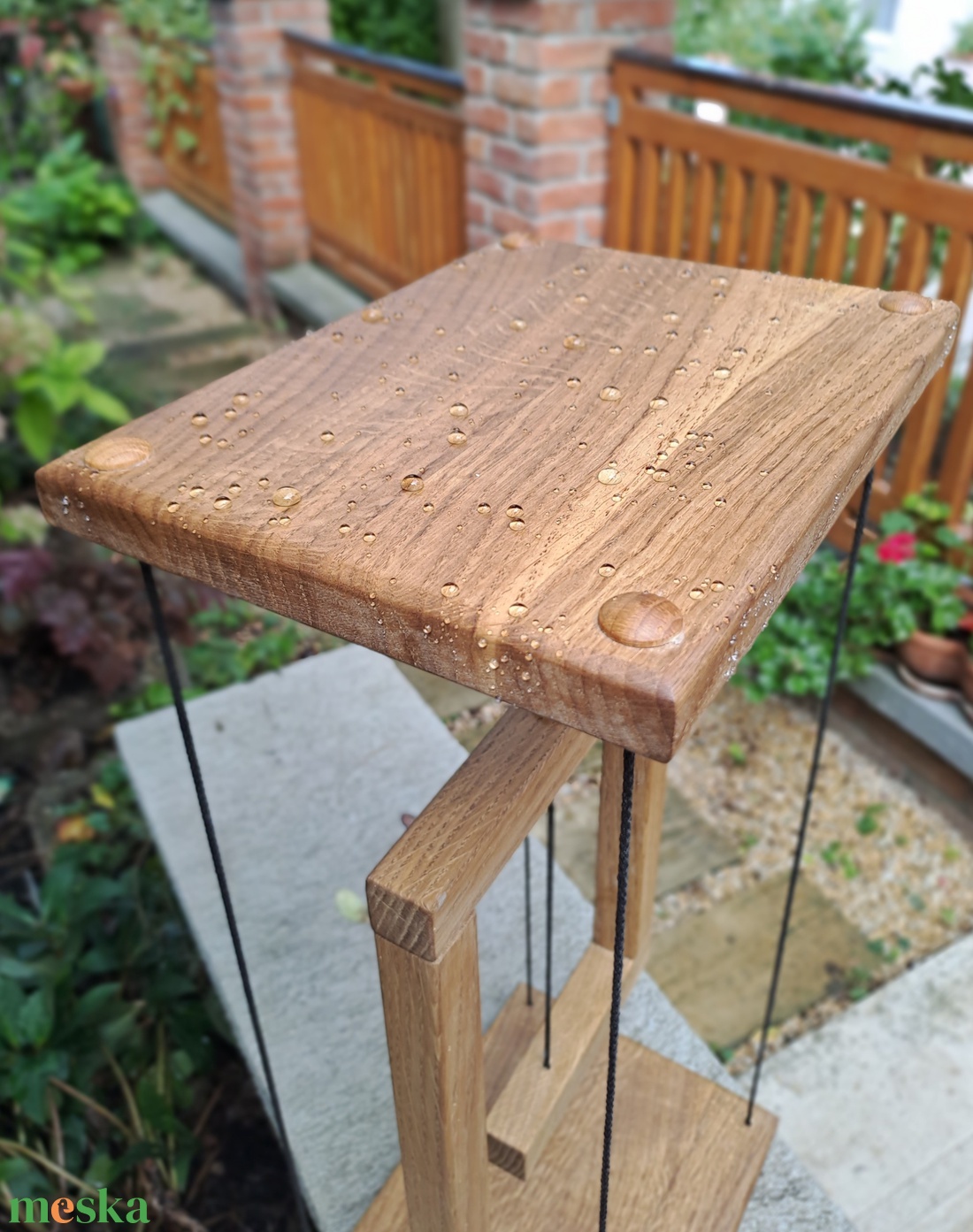 Fa virágállvány - otthon & életmód - dekoráció - Meska.hu