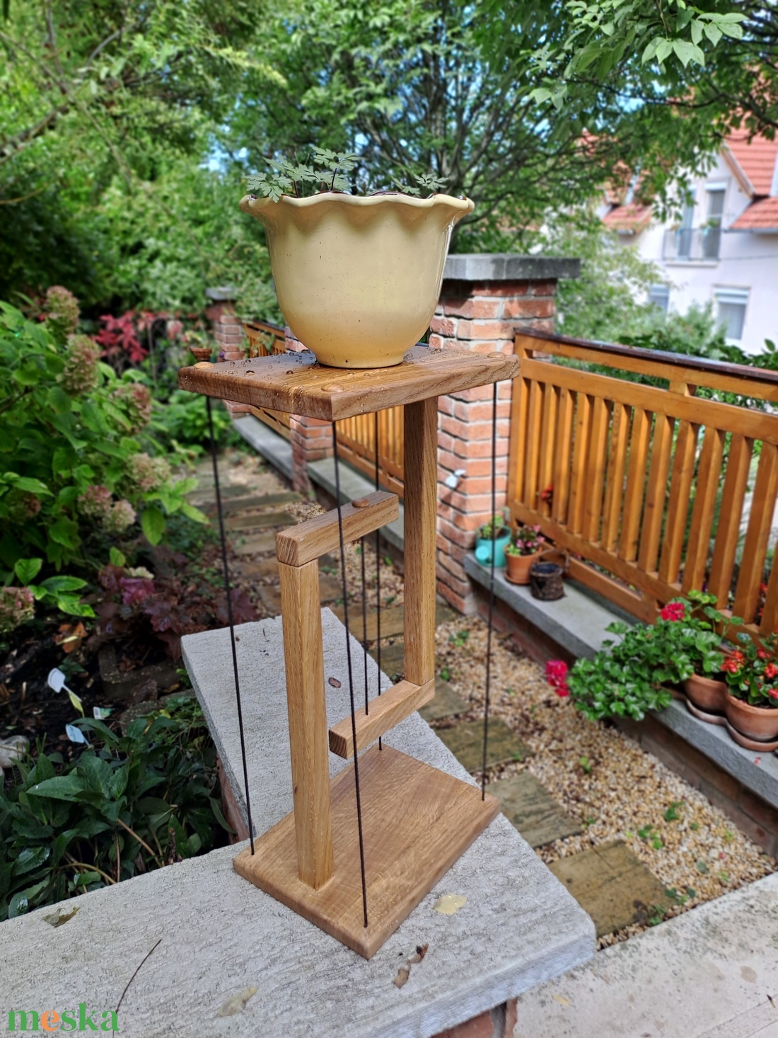 Fa virágállvány - otthon & életmód - dekoráció - Meska.hu