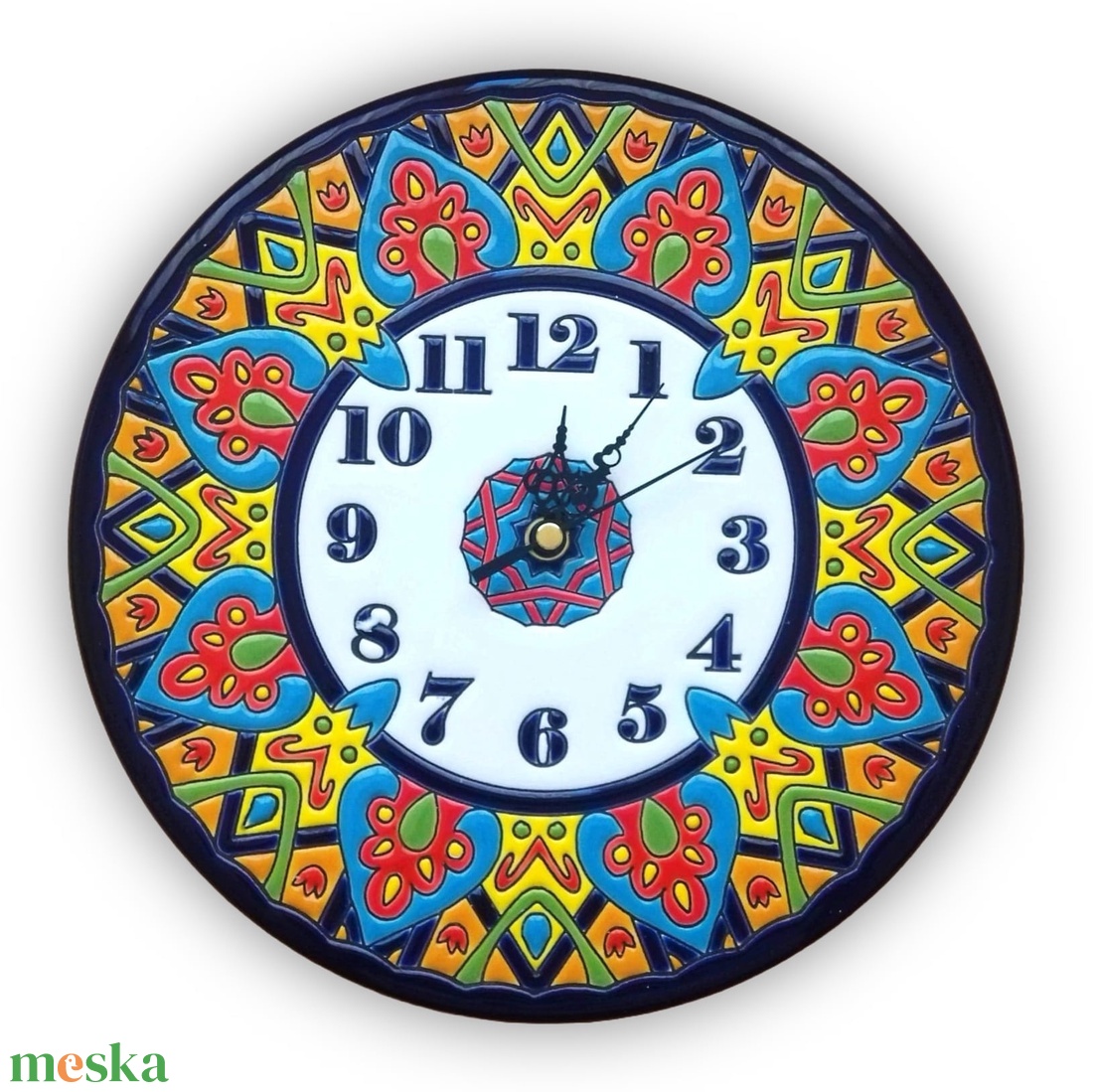 Kerámia falióra - otthon & életmód - dekoráció - fali és függő dekoráció - falióra & óra - Meska.hu