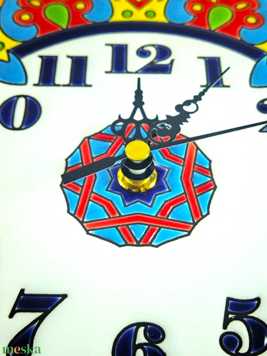 Kerámia falióra - otthon & életmód - dekoráció - fali és függő dekoráció - falióra & óra - Meska.hu