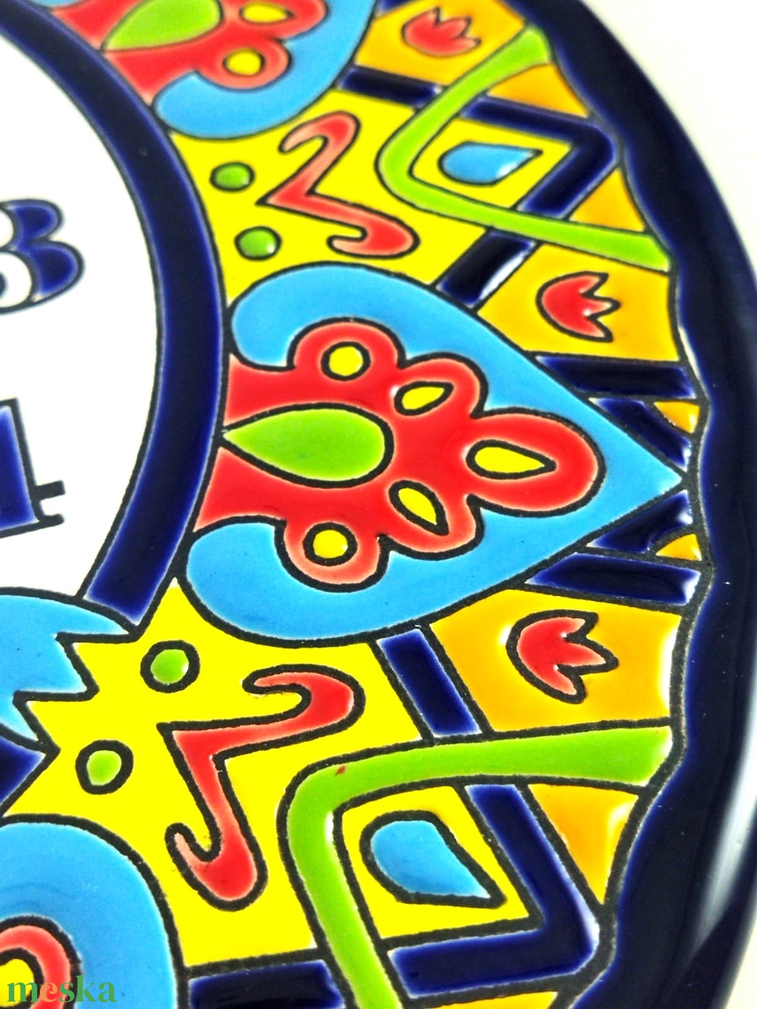 Kerámia falióra - otthon & életmód - dekoráció - fali és függő dekoráció - falióra & óra - Meska.hu