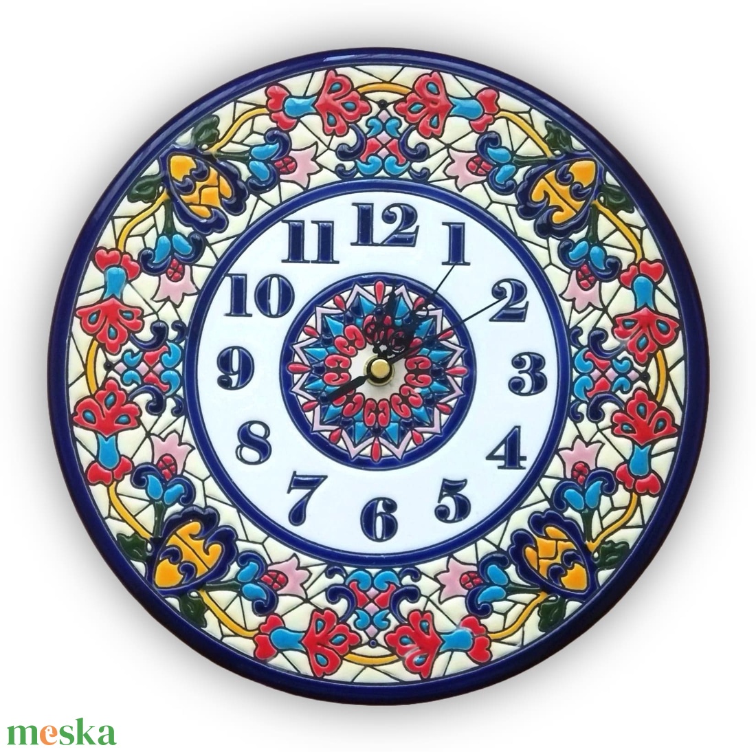 Kerámia falióra - otthon & életmód - dekoráció - fali és függő dekoráció - falióra & óra - Meska.hu