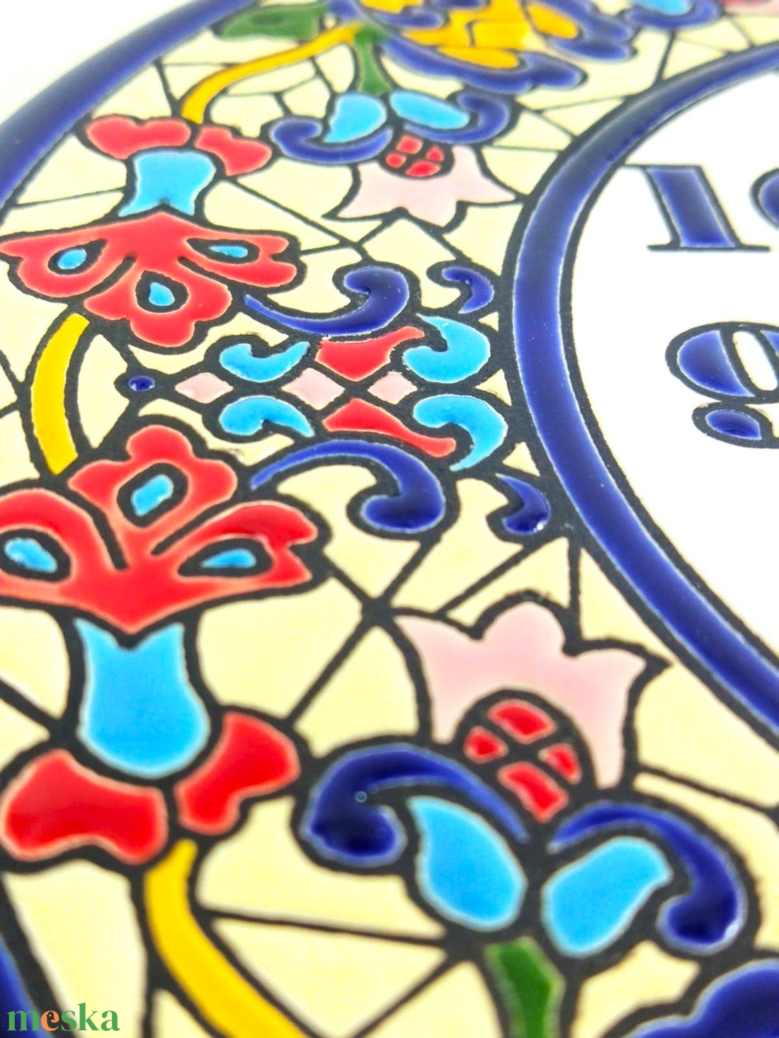 Kerámia falióra - otthon & életmód - dekoráció - fali és függő dekoráció - falióra & óra - Meska.hu