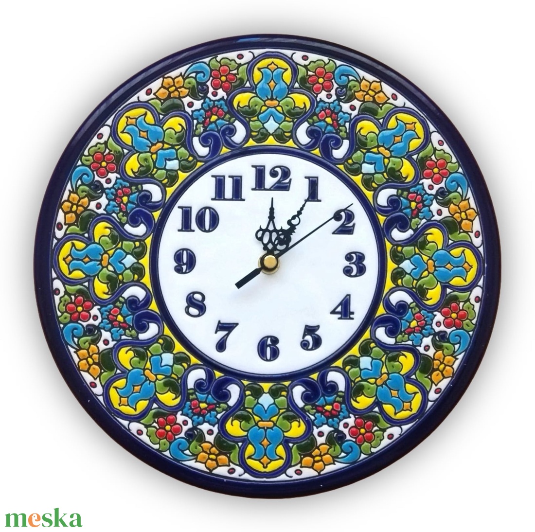 Kerámia falióra - otthon & életmód - dekoráció - fali és függő dekoráció - falióra & óra - Meska.hu