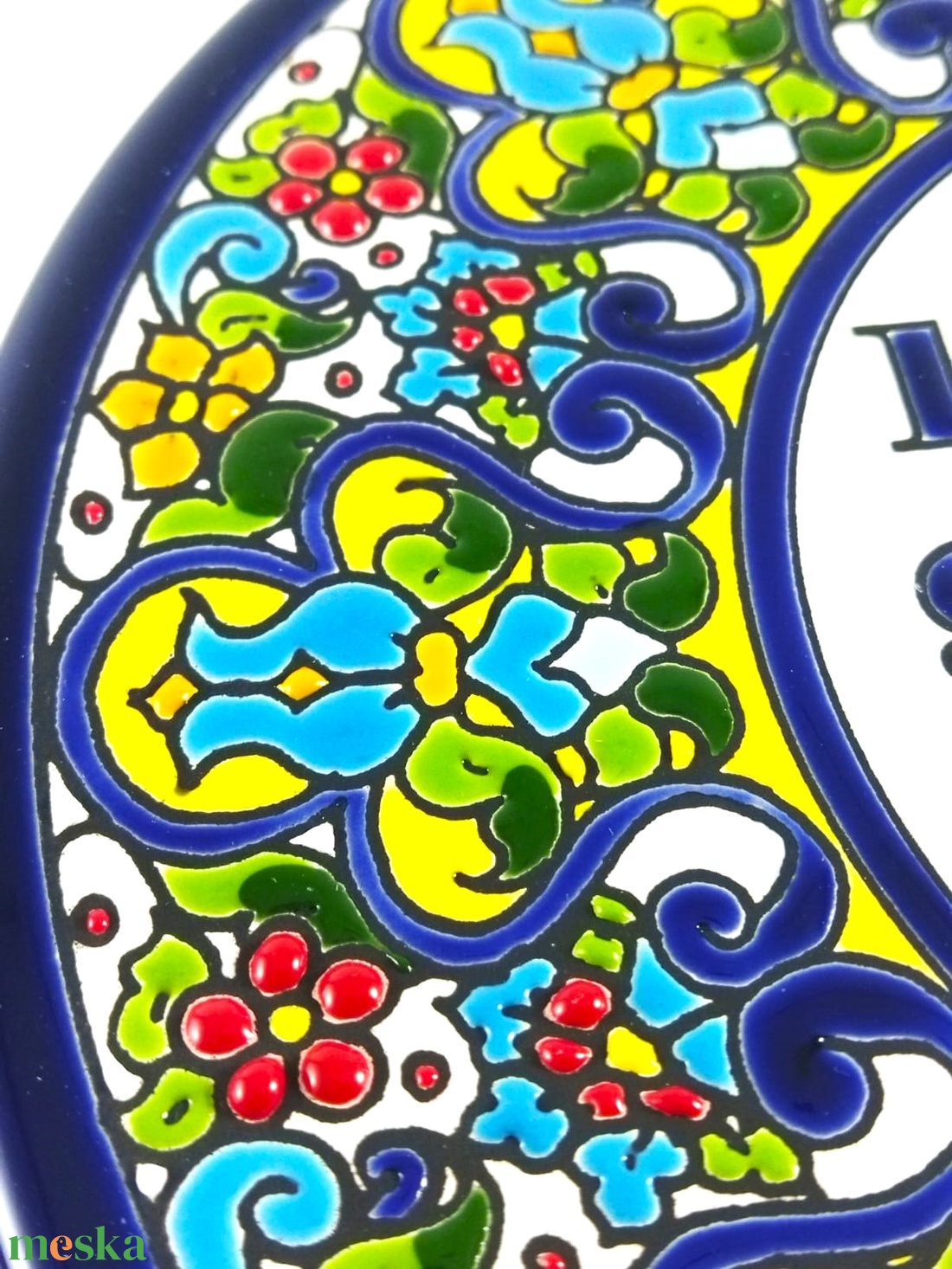 Kerámia falióra - otthon & életmód - dekoráció - fali és függő dekoráció - falióra & óra - Meska.hu