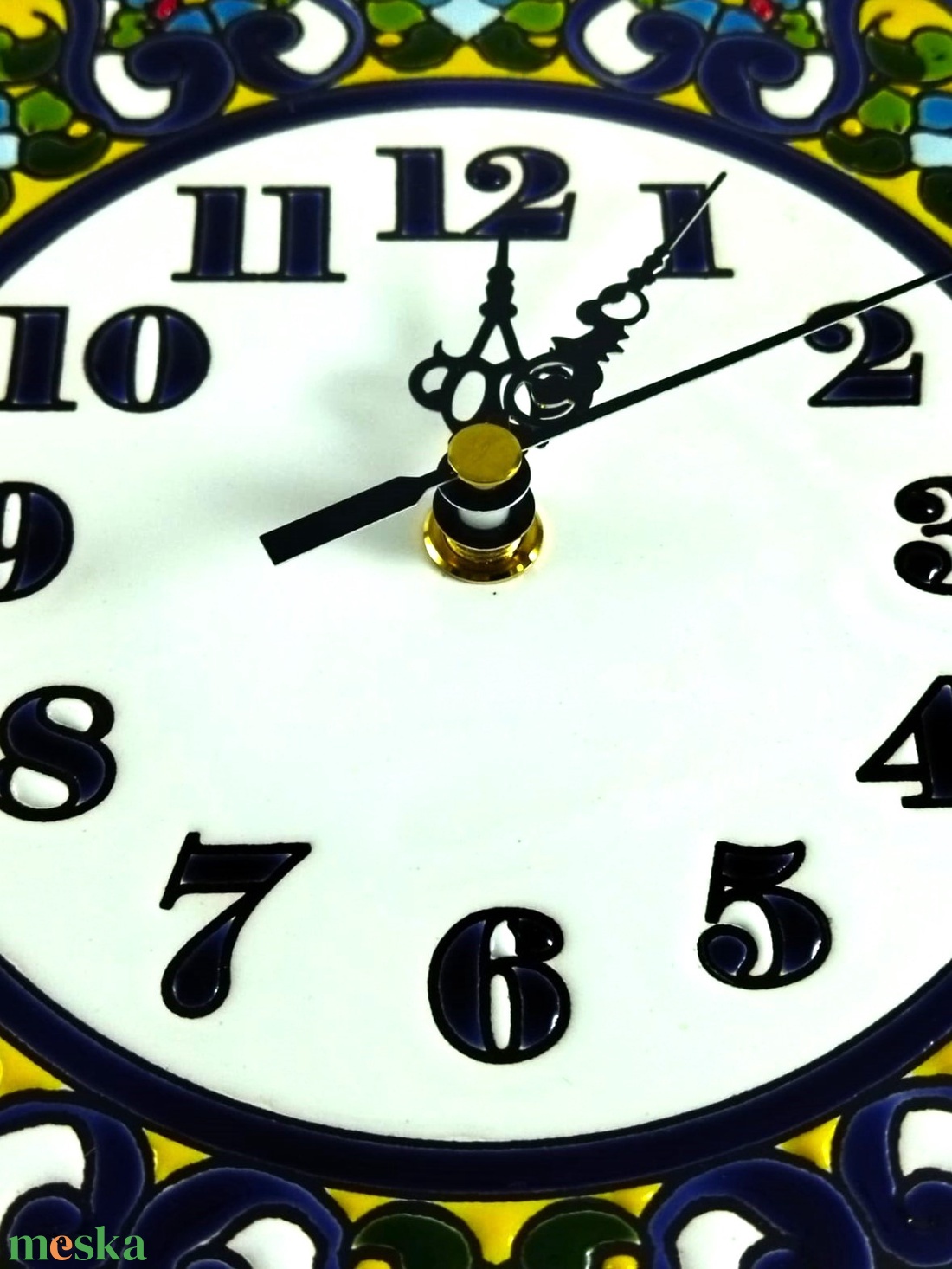 Kerámia falióra - otthon & életmód - dekoráció - fali és függő dekoráció - falióra & óra - Meska.hu