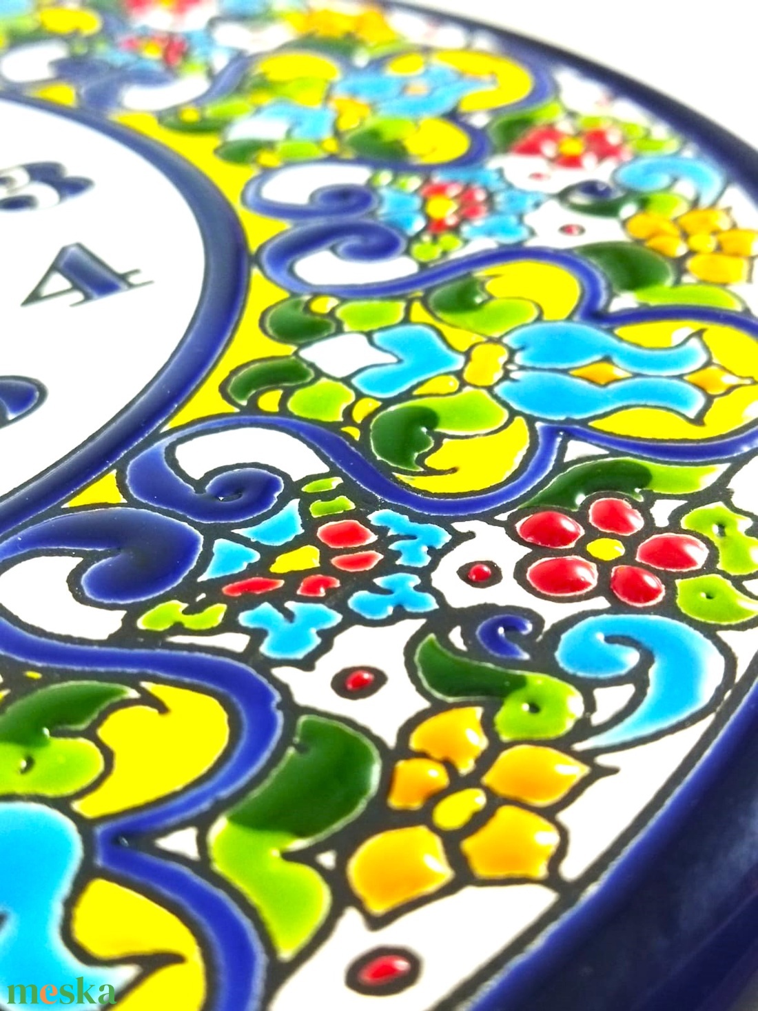 Kerámia falióra - otthon & életmód - dekoráció - fali és függő dekoráció - falióra & óra - Meska.hu