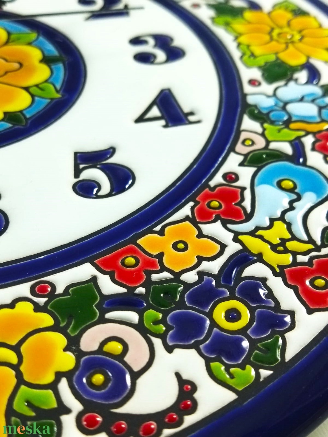 Kerámia falióra - otthon & életmód - dekoráció - fali és függő dekoráció - falióra & óra - Meska.hu