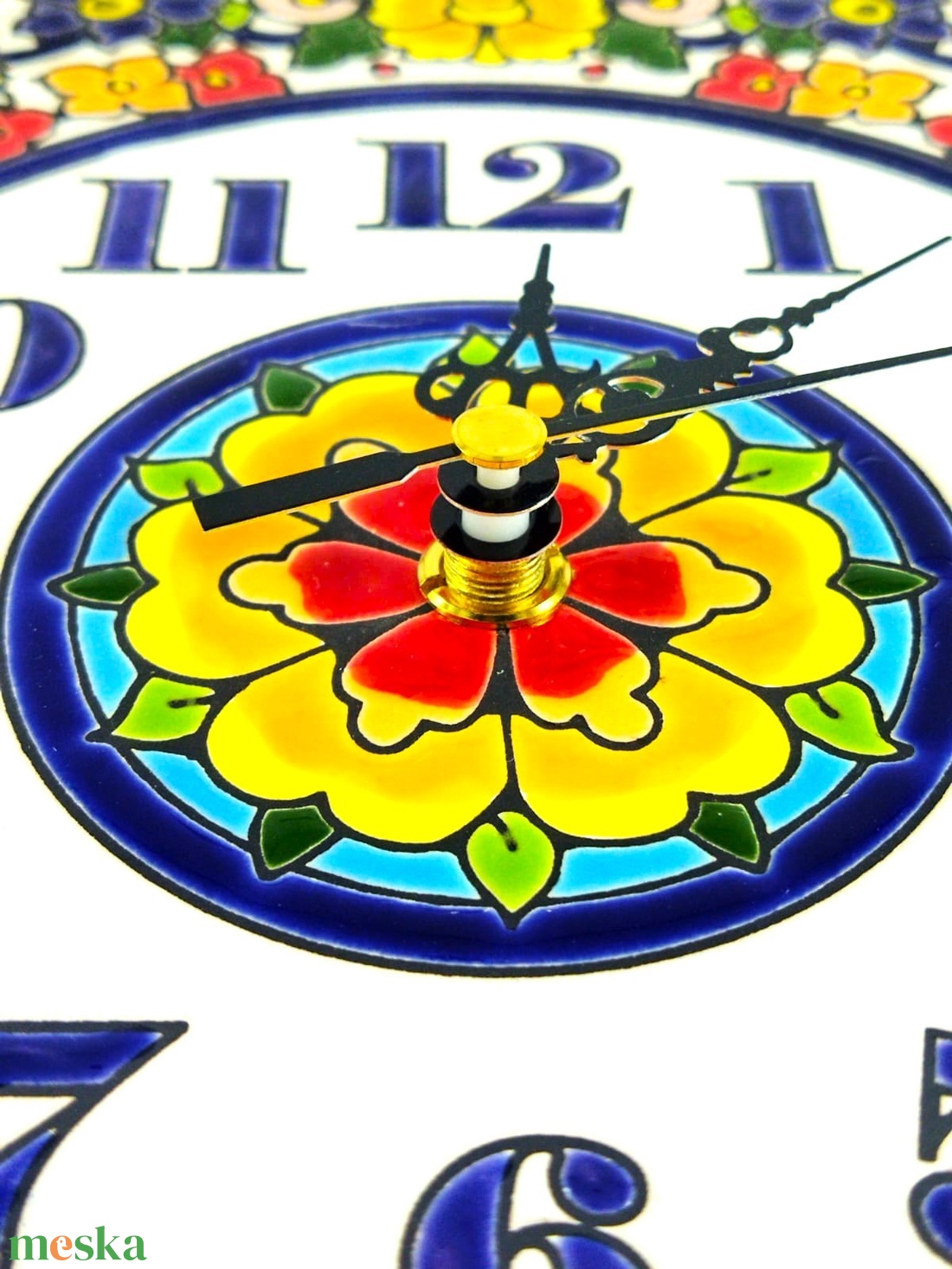 Kerámia falióra - otthon & életmód - dekoráció - fali és függő dekoráció - falióra & óra - Meska.hu