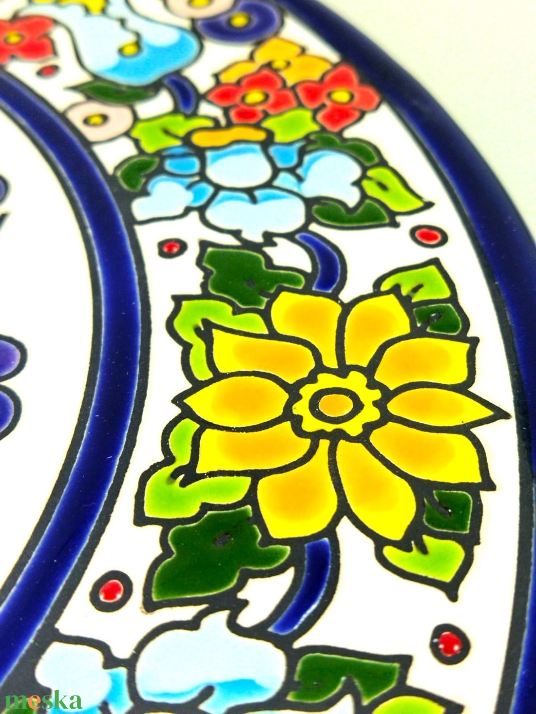 Kerámia falióra - otthon & életmód - dekoráció - fali és függő dekoráció - falióra & óra - Meska.hu