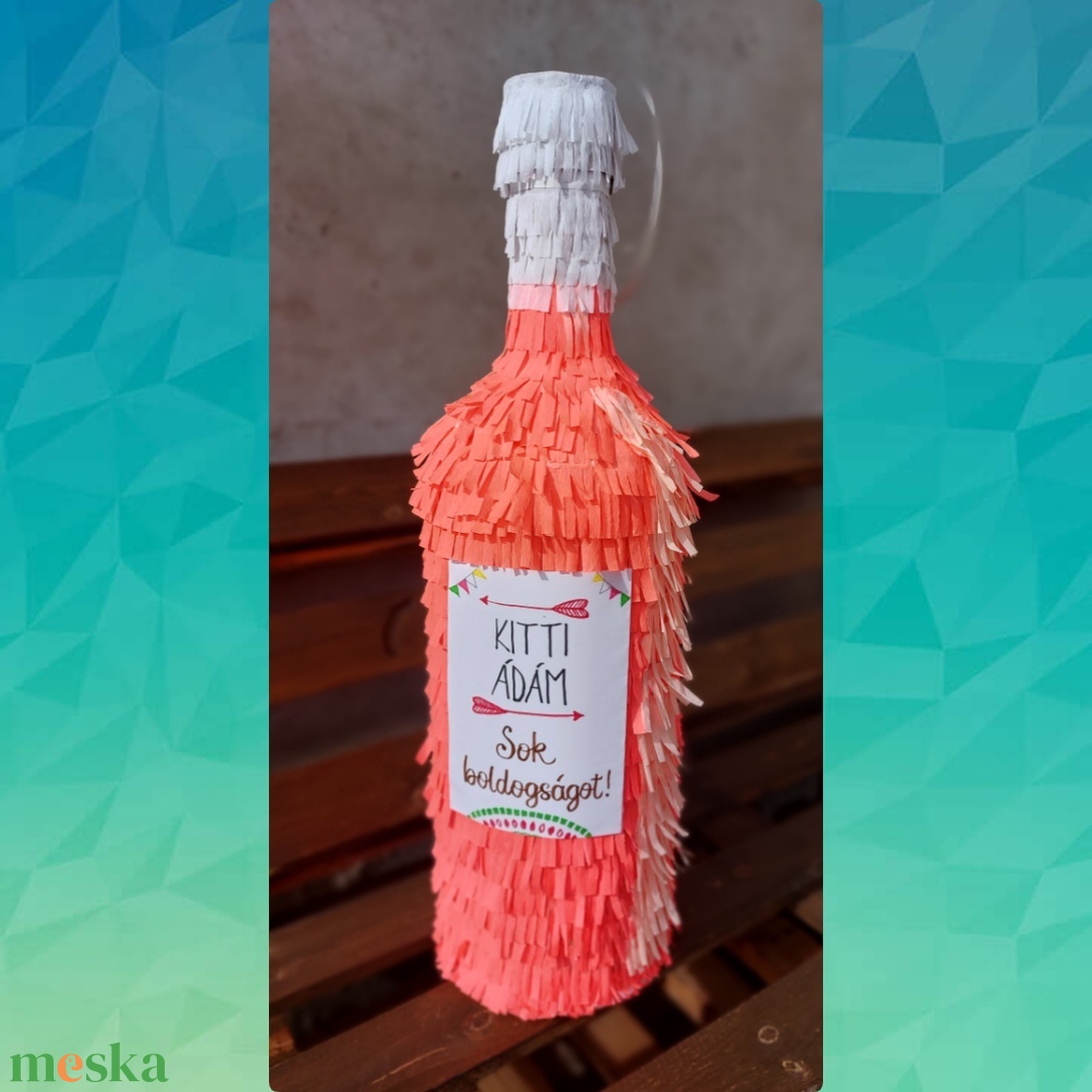 Borosüveg piñata (egyedi szín, felirat) - játék & sport - sport és kikapcsolódás - más játékok, sportok - Meska.hu Borosüveg piñata (egyedi szín, felirat) - játék & sport - sport és kikapcsolódás - más játékok, sportok - Meska.hu