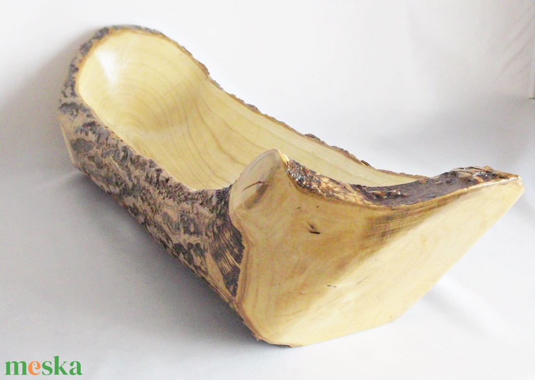 Fa Kerti nagyméretű ritkaság fatörzs egyedi vízhatlan fargott tál tálca extra large  - otthon & életmód - ház & kert - kerti bútor - Meska.hu